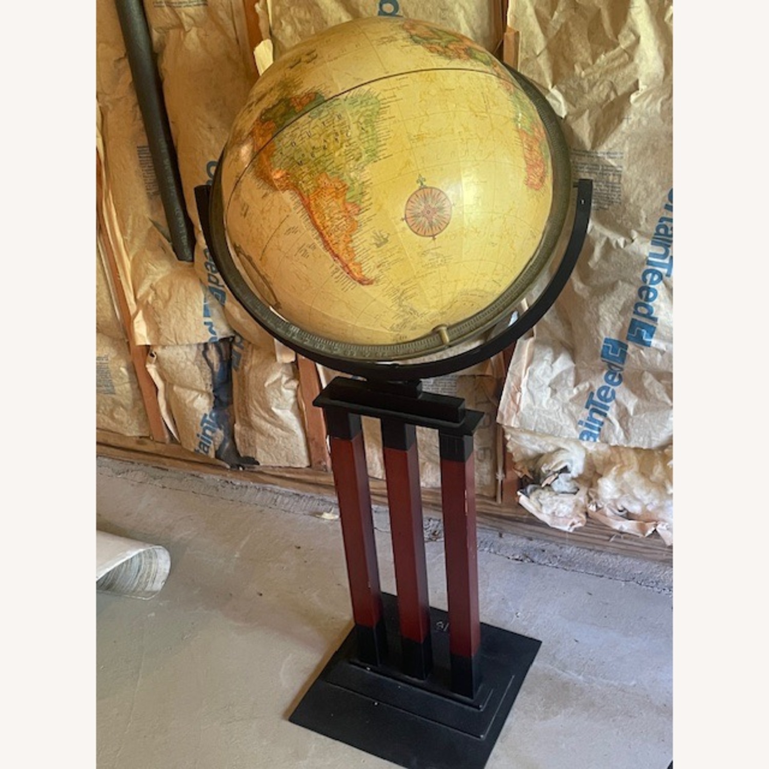 Globe with Handsome Stand & Meridian - image-2