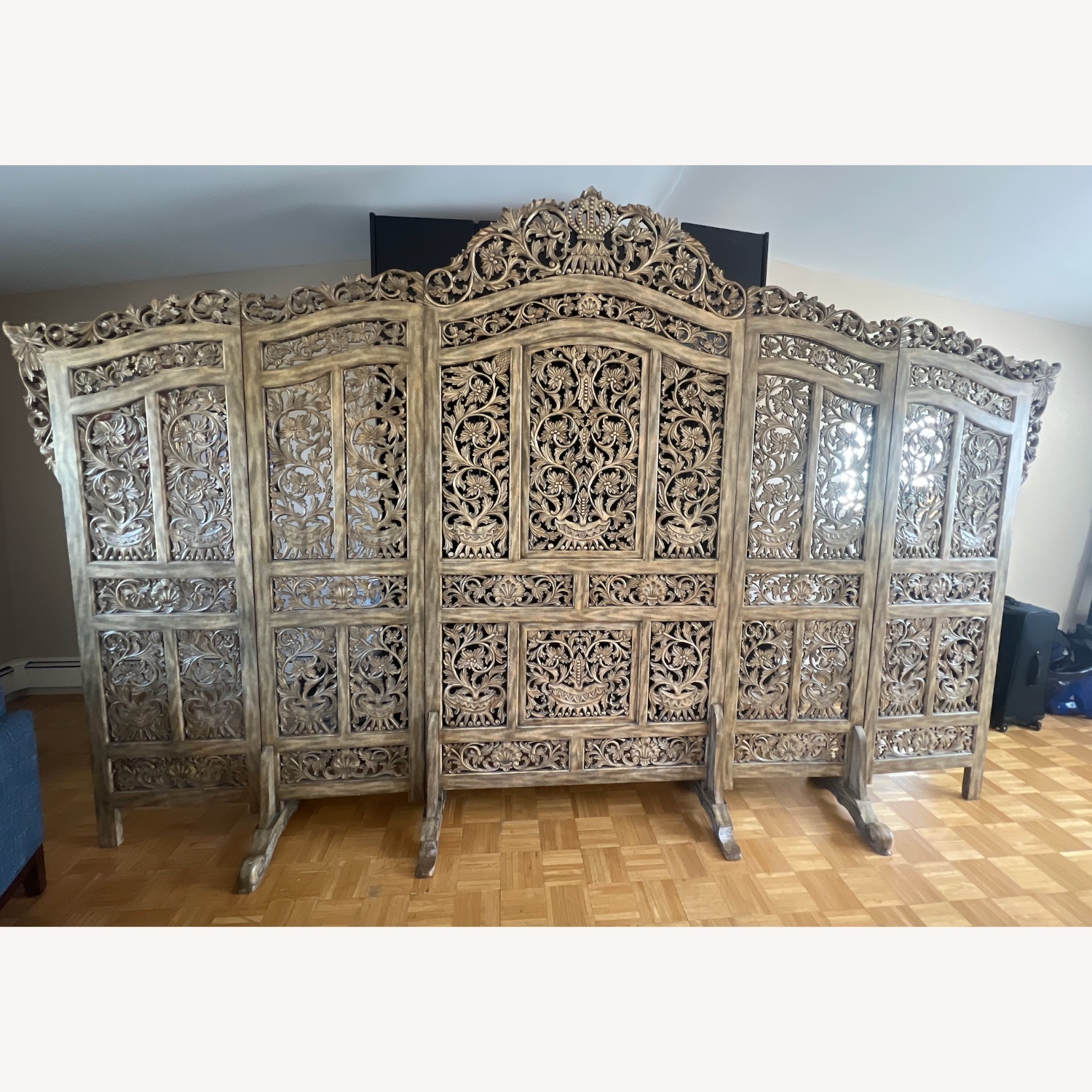 Vintage Ornate Custom Room Divider - image-1