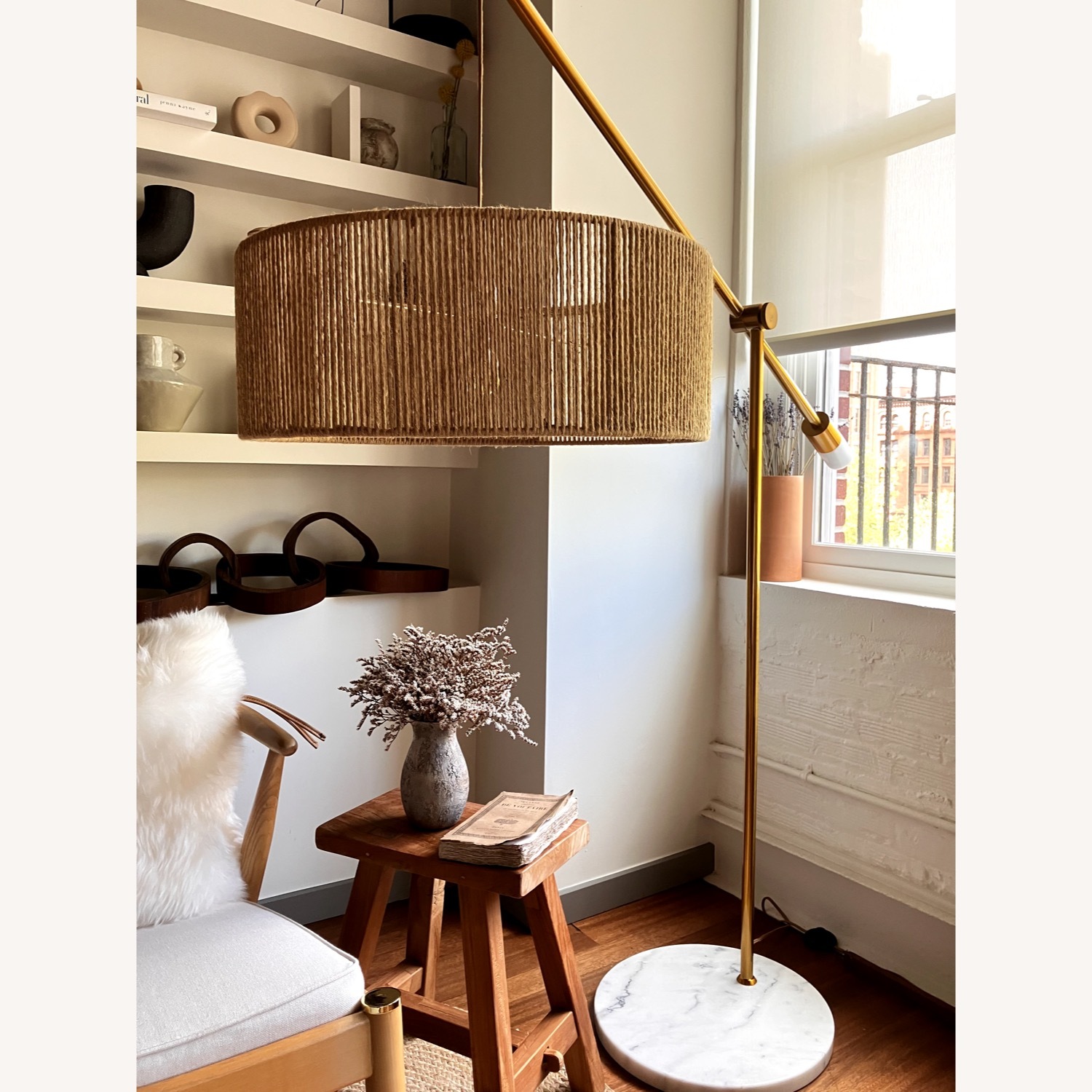 Topanga Jute Floor Lamp - image-5