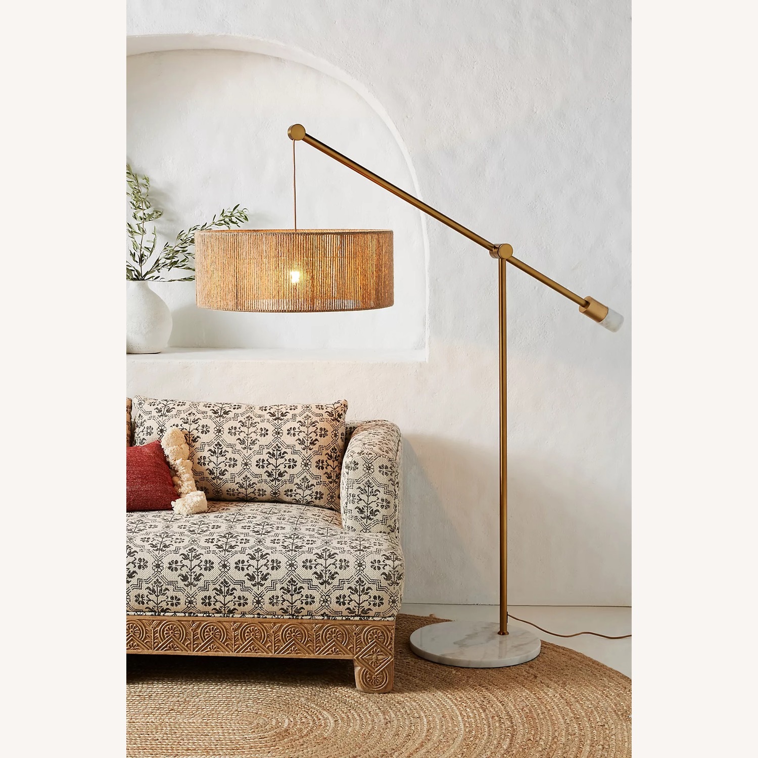 Topanga Jute Floor Lamp - image-1
