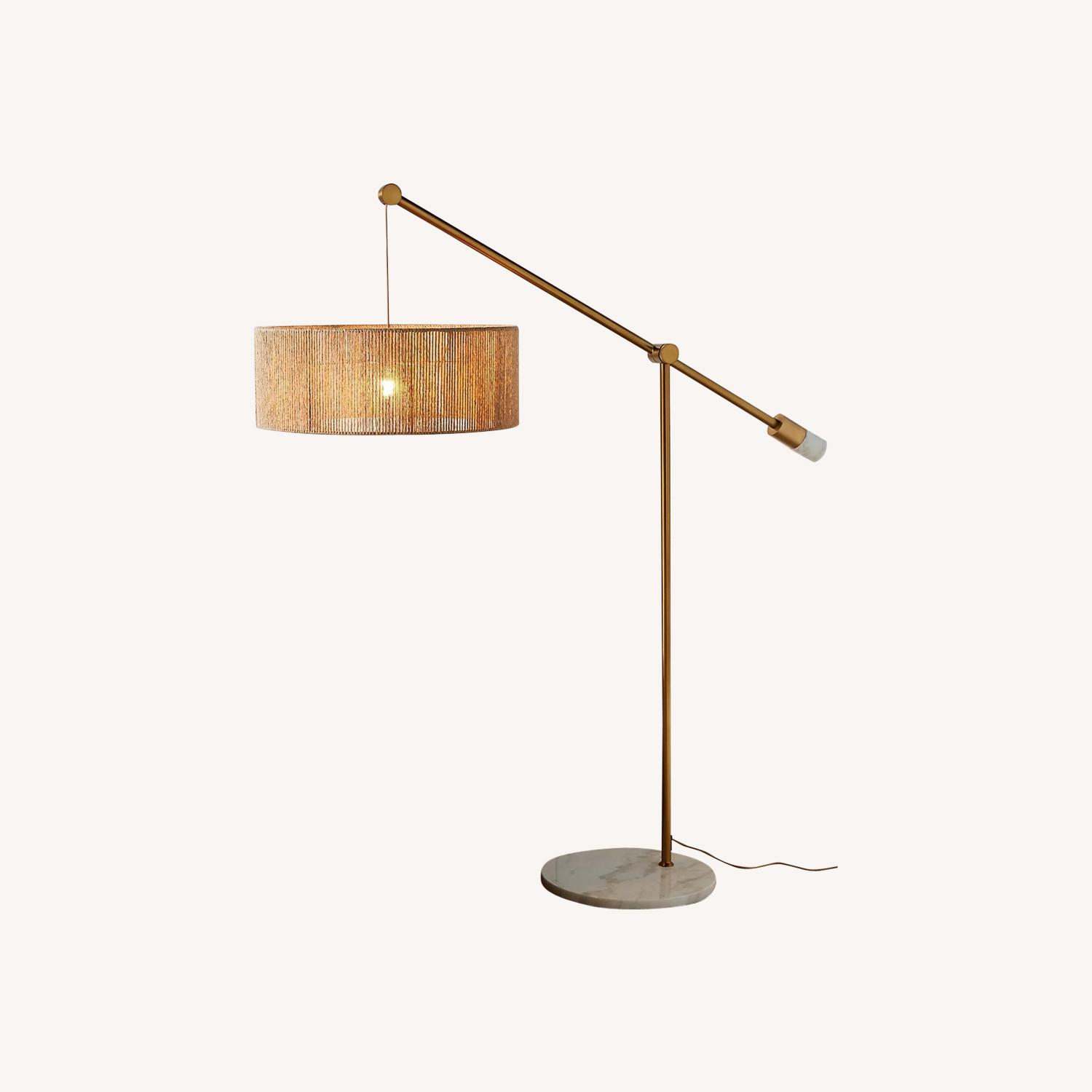 Topanga Jute Floor Lamp - image-0