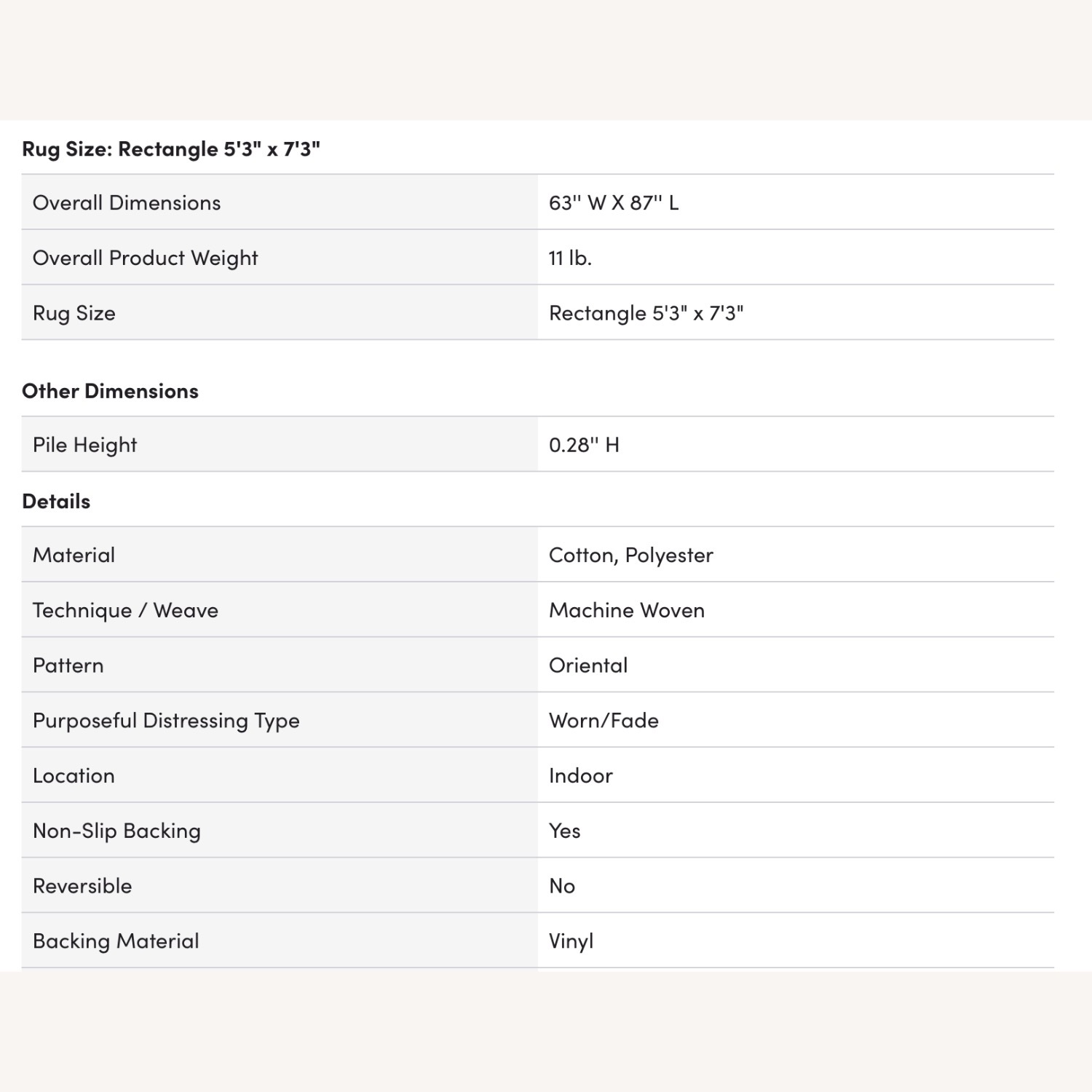 Machine Washable Oriental Red Area Rug - image-2