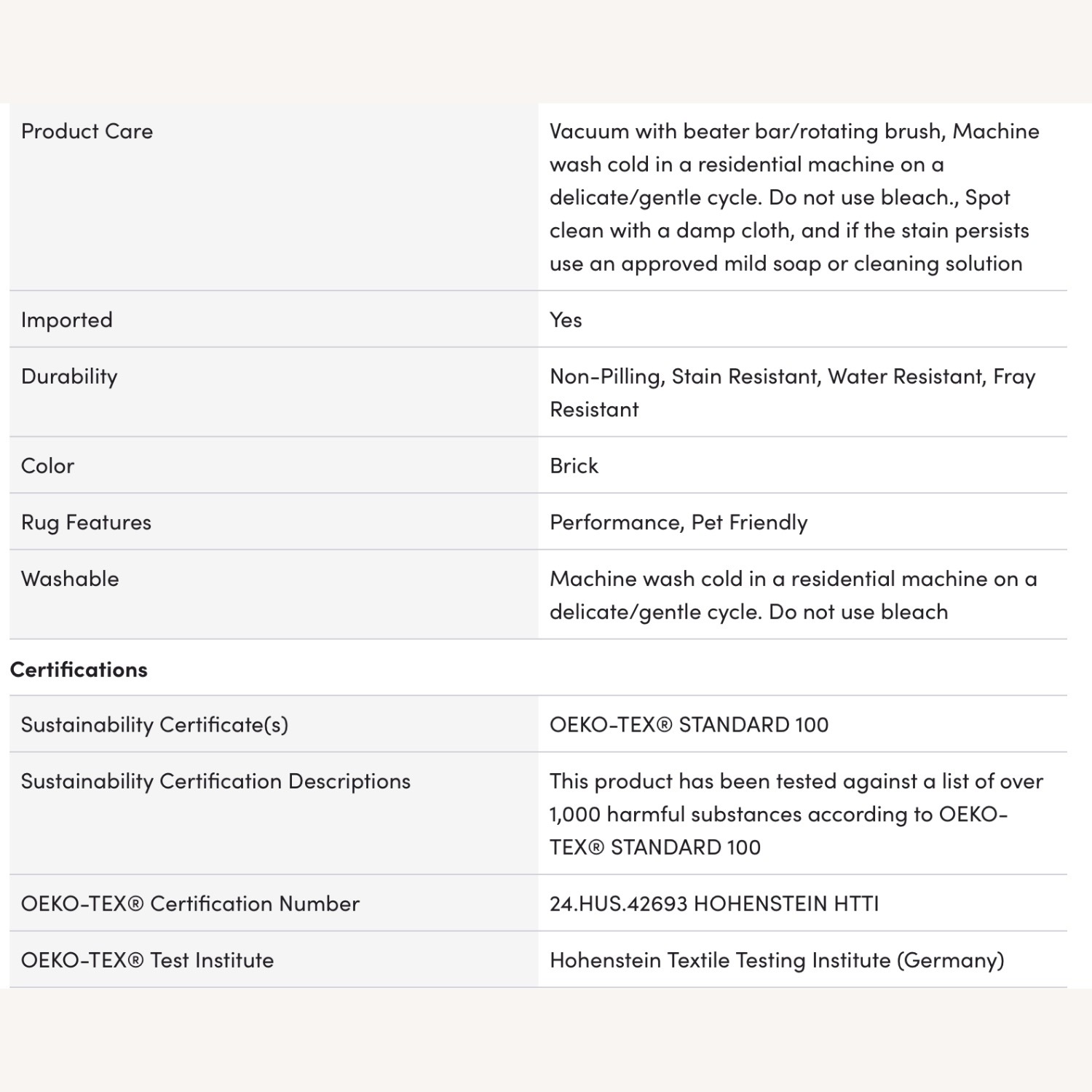 Machine Washable Oriental Red Area Rug - image-3