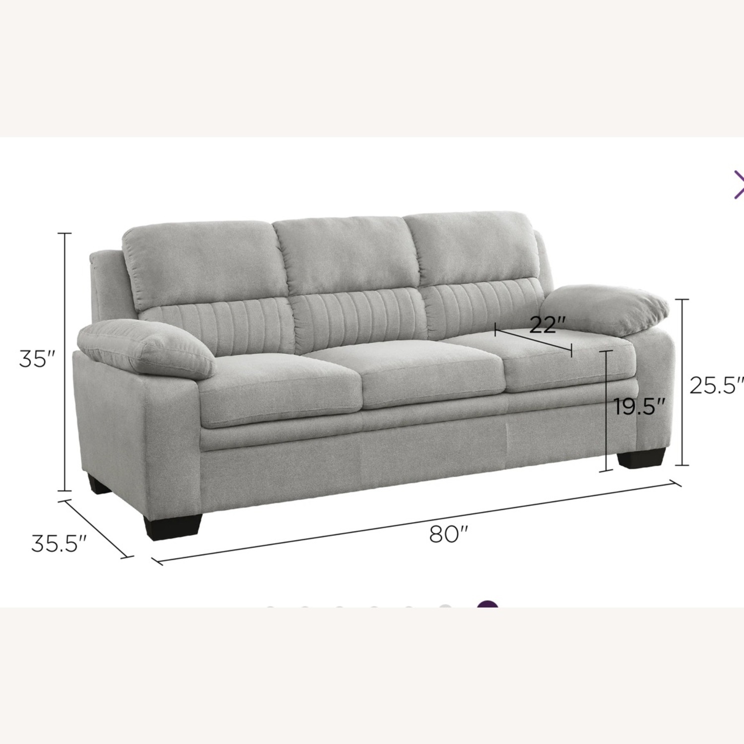 Raymour & Flanigan Felicia Sofa - image-2