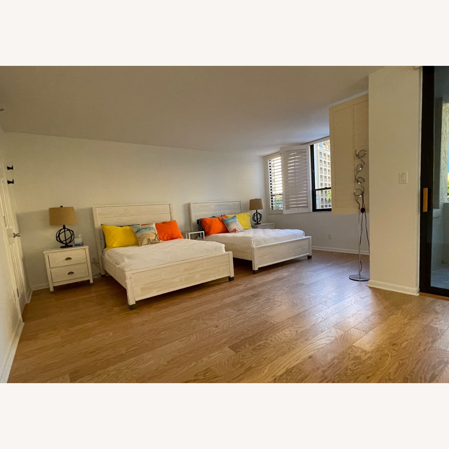 Wayfair Altamirano Pair of Twin Platform Beds - image-1