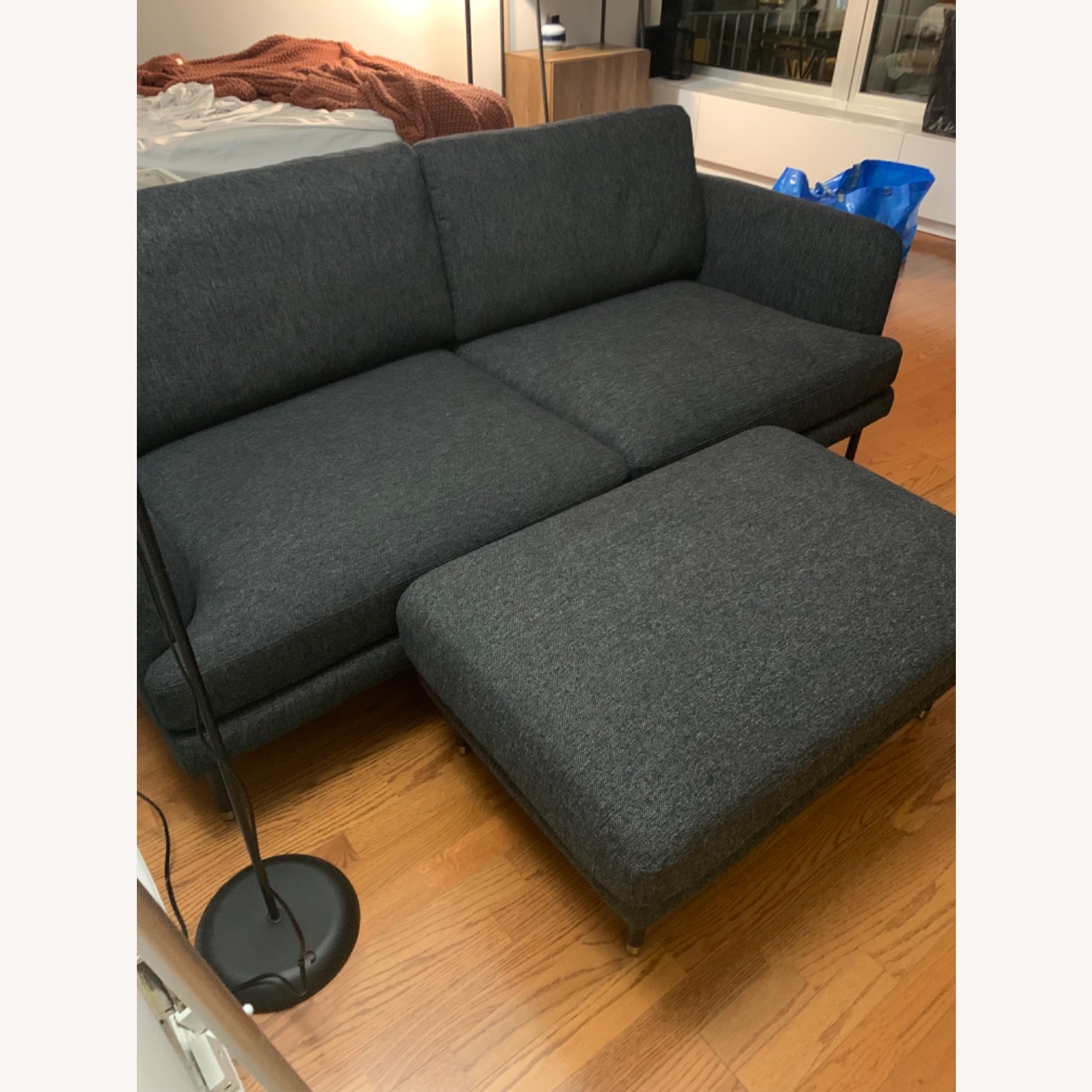 Castlery Pebble Loveseat and Ottoman - image-1