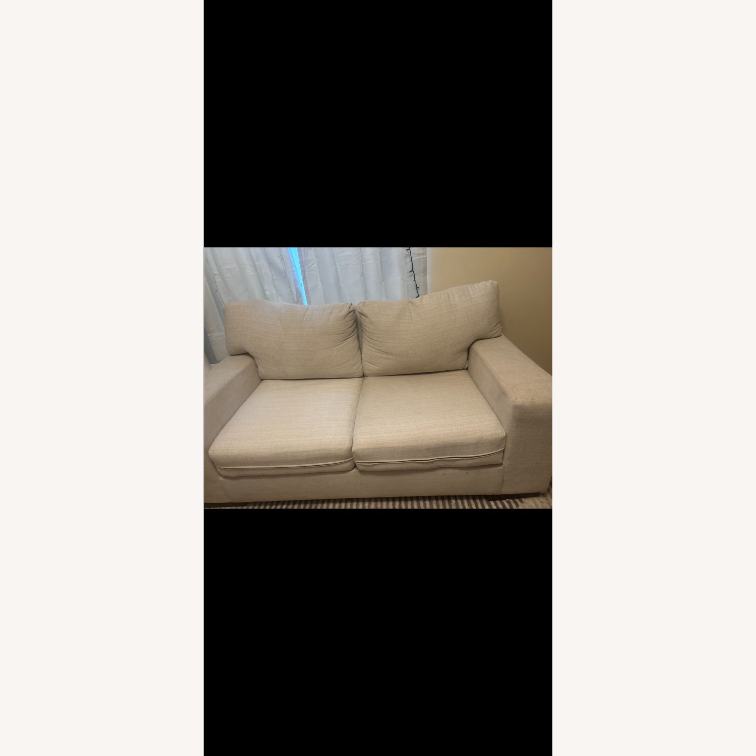 Creamy White Sofa - image-1