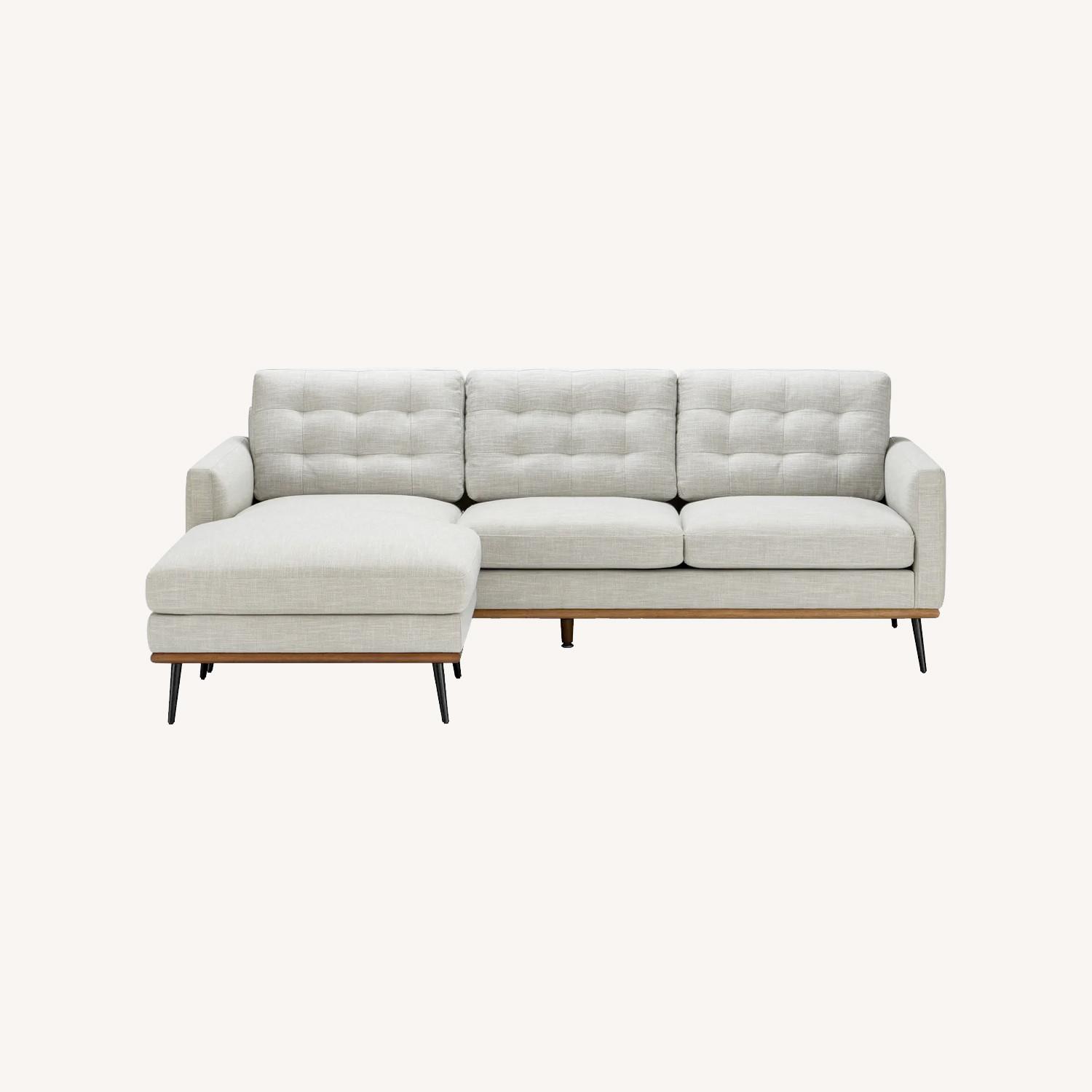 Castlery Isaac Beige Reversible Sectional Sofa - image-0