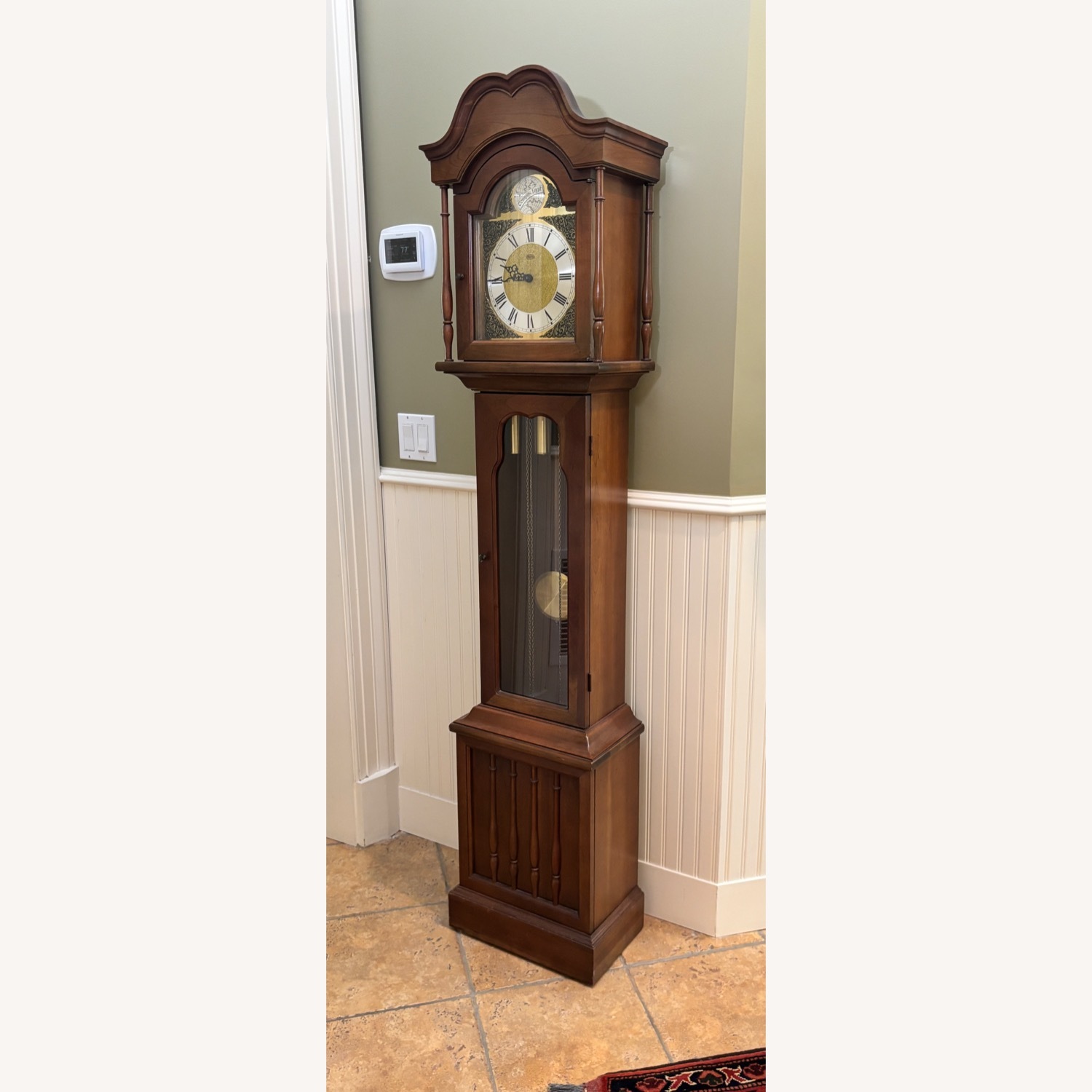 Vintage Ridgeway Grandmother Clock - image-1