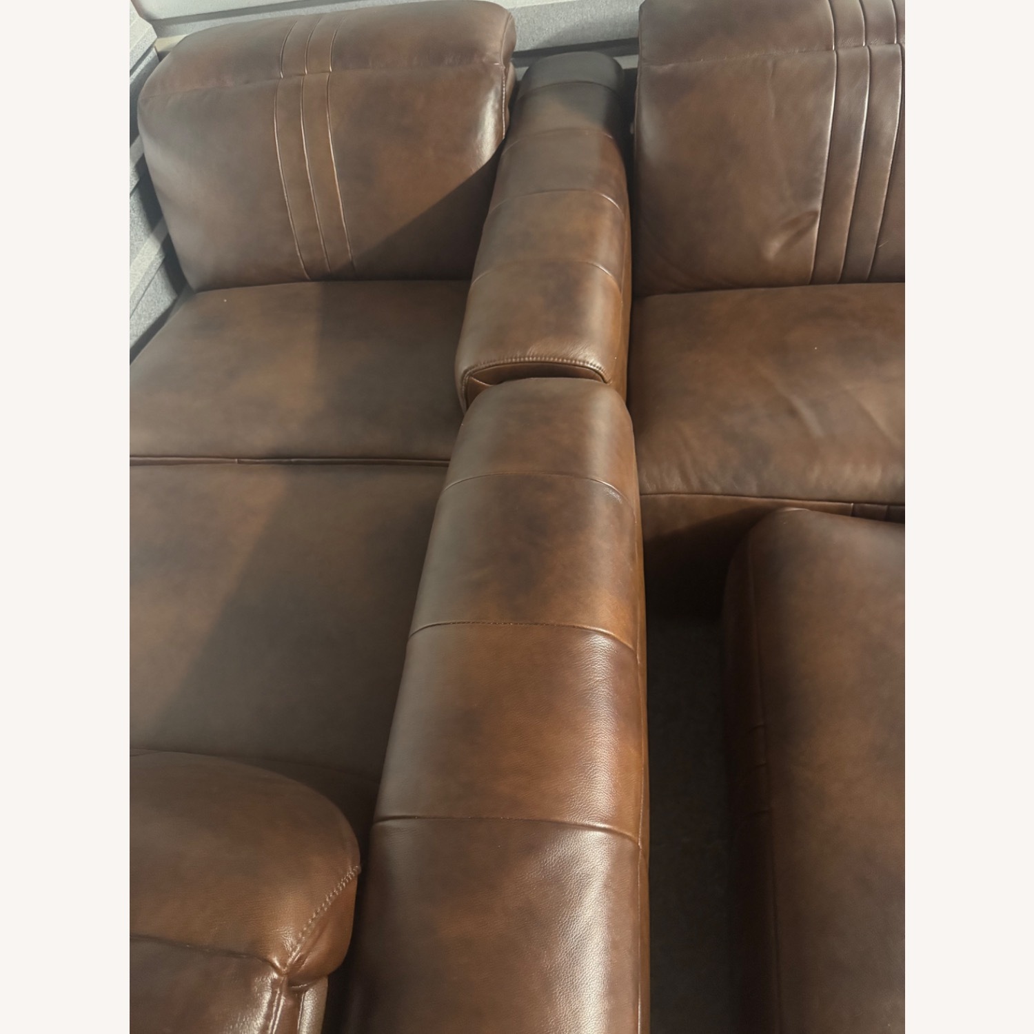 Leather Power Recliner - image-2