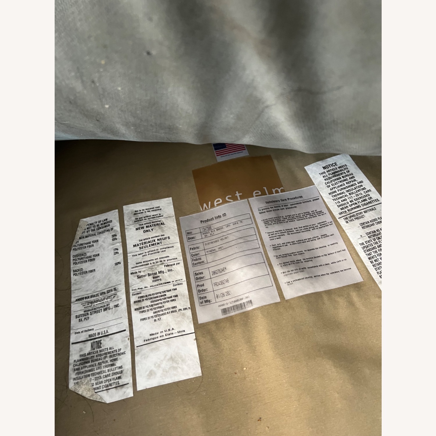 West Elm Andes Sofa - image-5