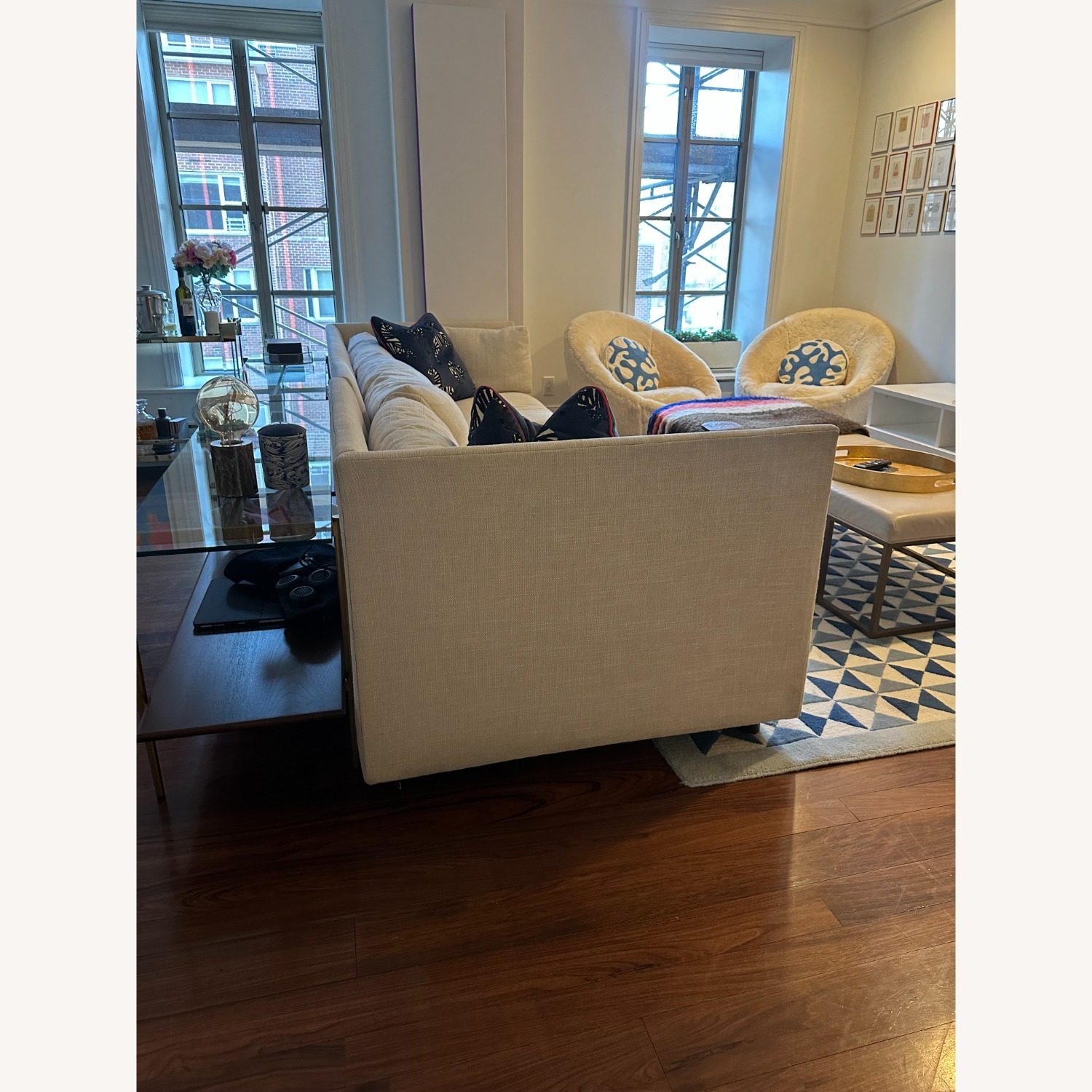 Mitchell Gold Bob Williams Sofa & Ottoman - image-3