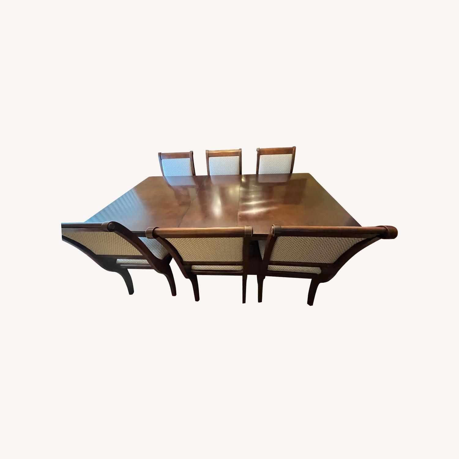 Bassett Dining Room Table Seats 8 - image-0