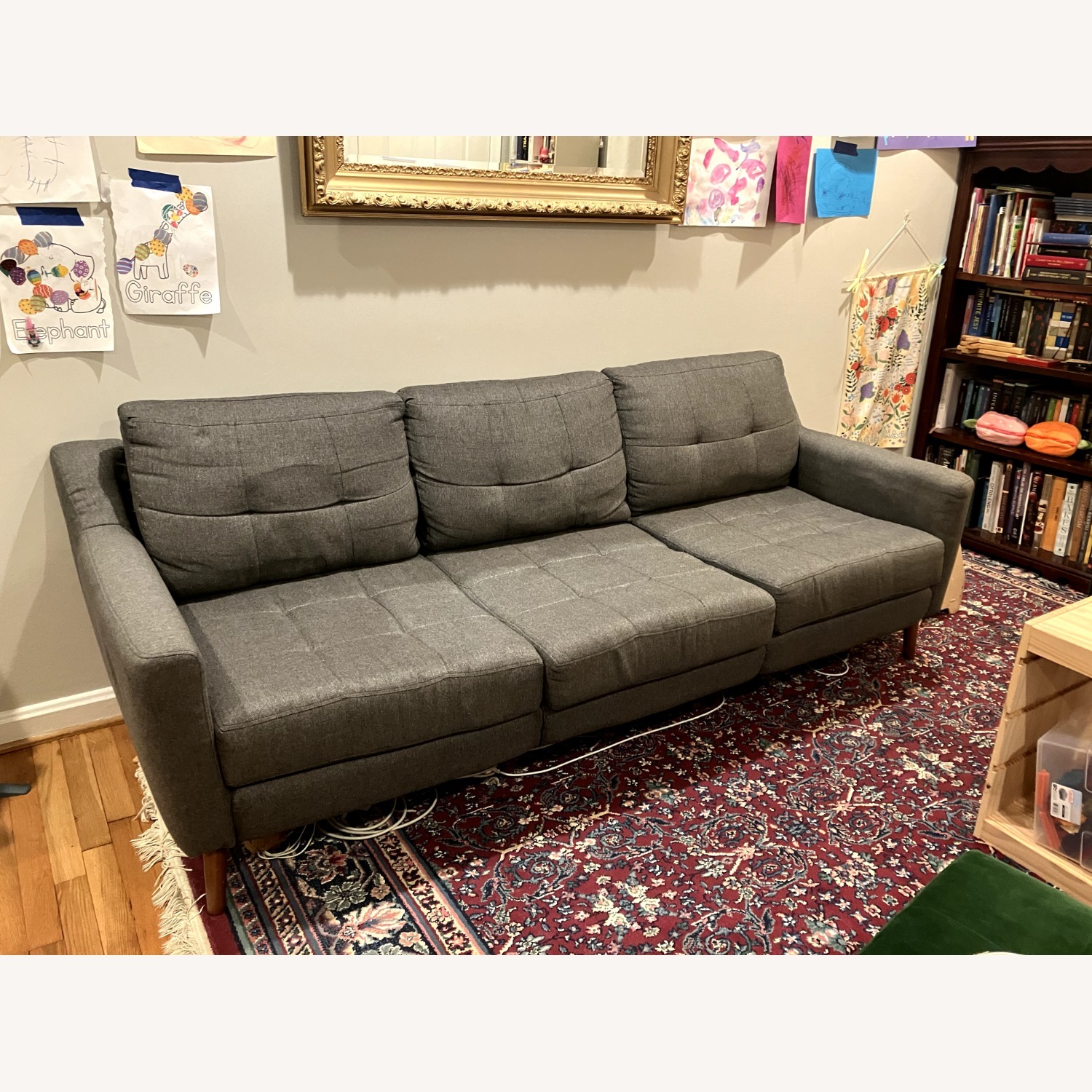 Burrow Charcoal Nomad Sofa - image-1