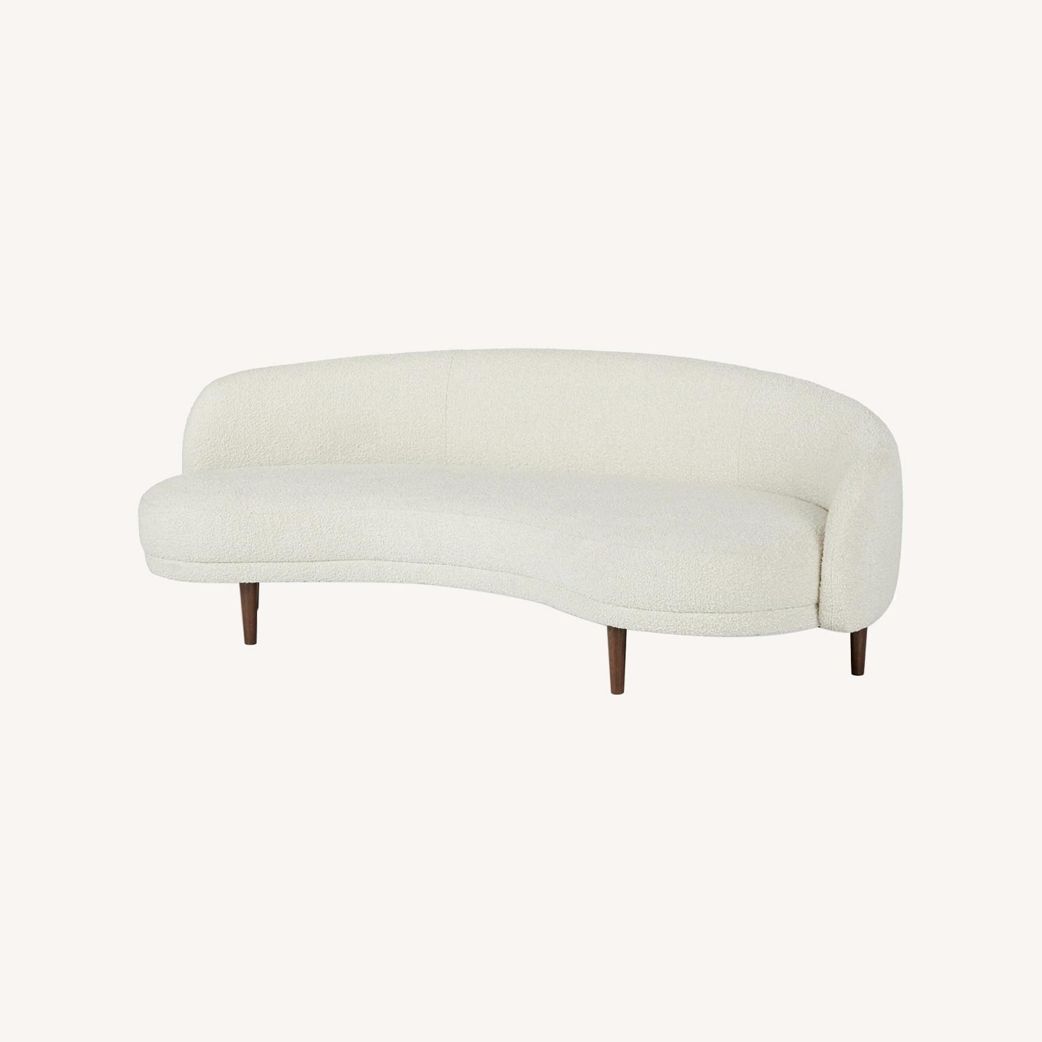 Article Kayra 87'' Ivory Boucle Sofa - image-0