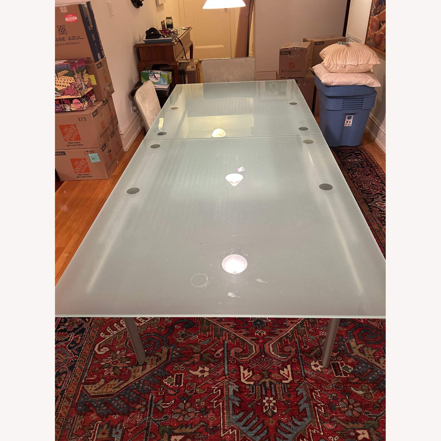 Glass Top Table - image-5