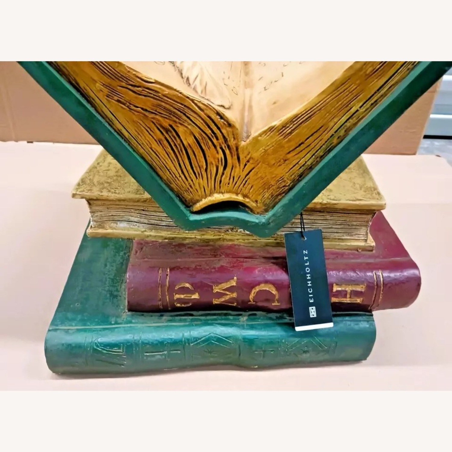 New Eichholtz Old Books Antique Side Table - image-8