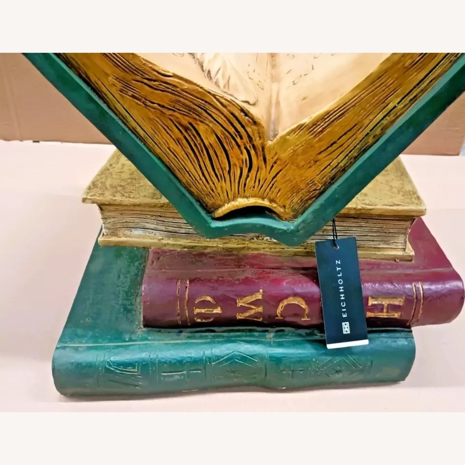 New Eichholtz Old Books Antique Side Table - image-3
