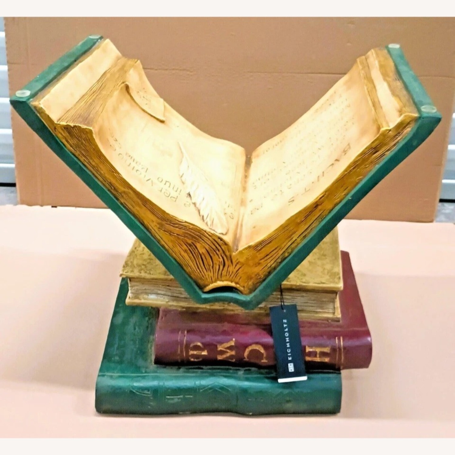 New Eichholtz Old Books Antique Side Table - image-4