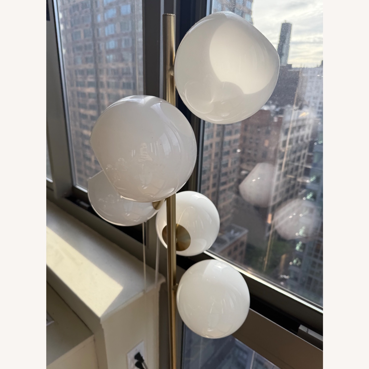 West Elm Staggered Glass 5-Light Floor Lamp (60") - image-2