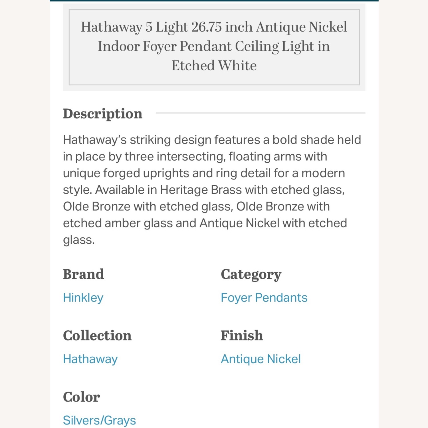 Hathaway Pendant Ceiling Light - image-4