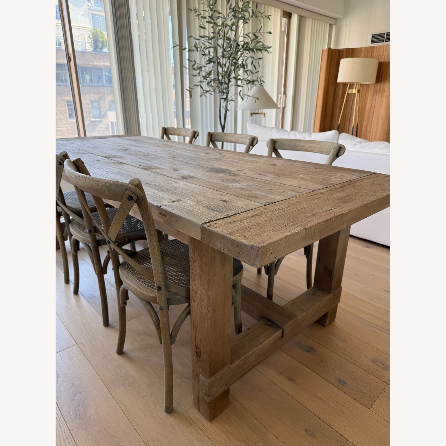 Restoration Hardware Salvaged Wood Dining Table - image-1