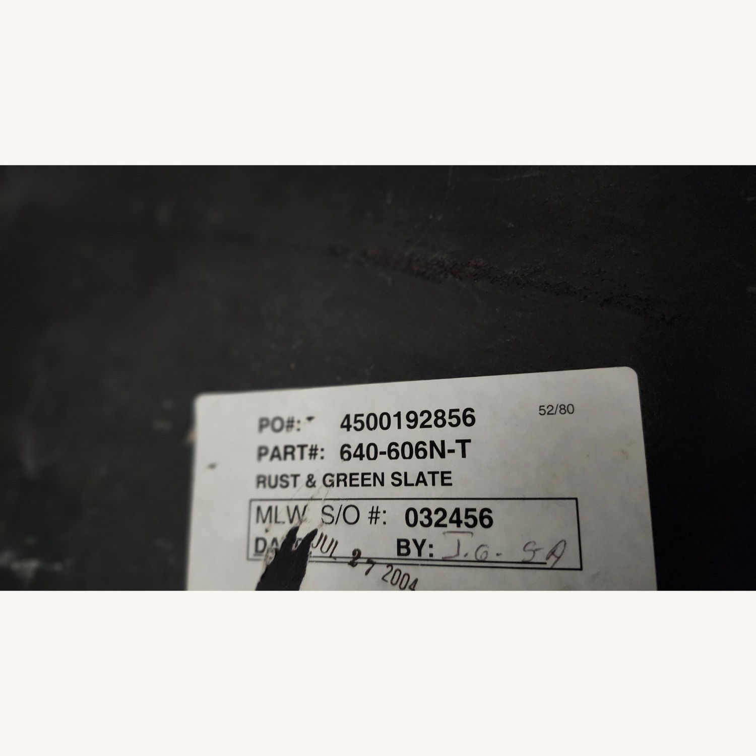 Round Slate Coffee Table - image-2