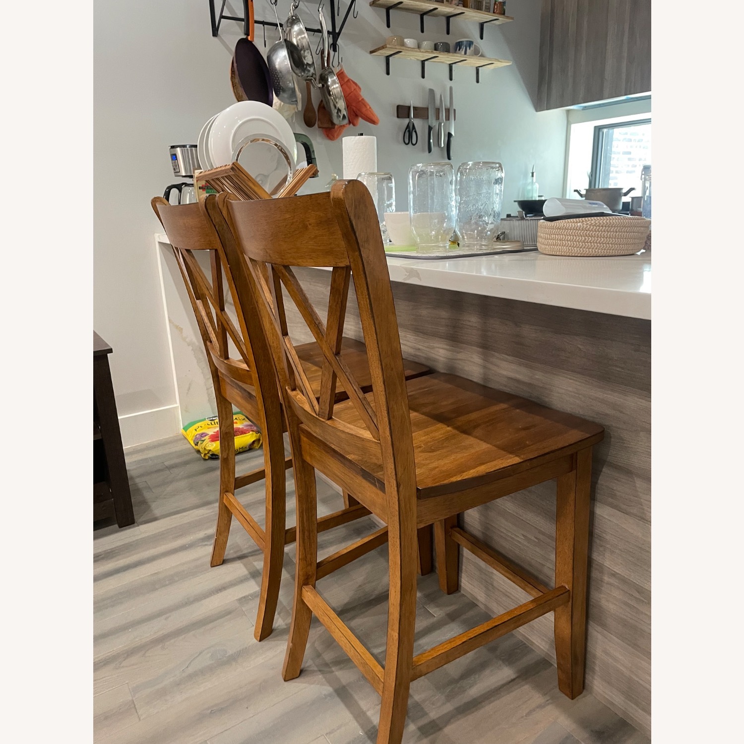 Solid Wood Counter/Bar Stools - image-3