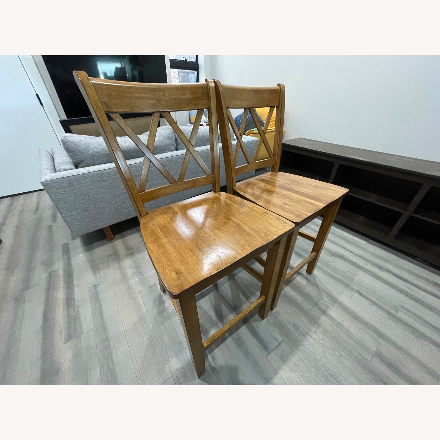 Solid Wood Counter/Bar Stools - image-1