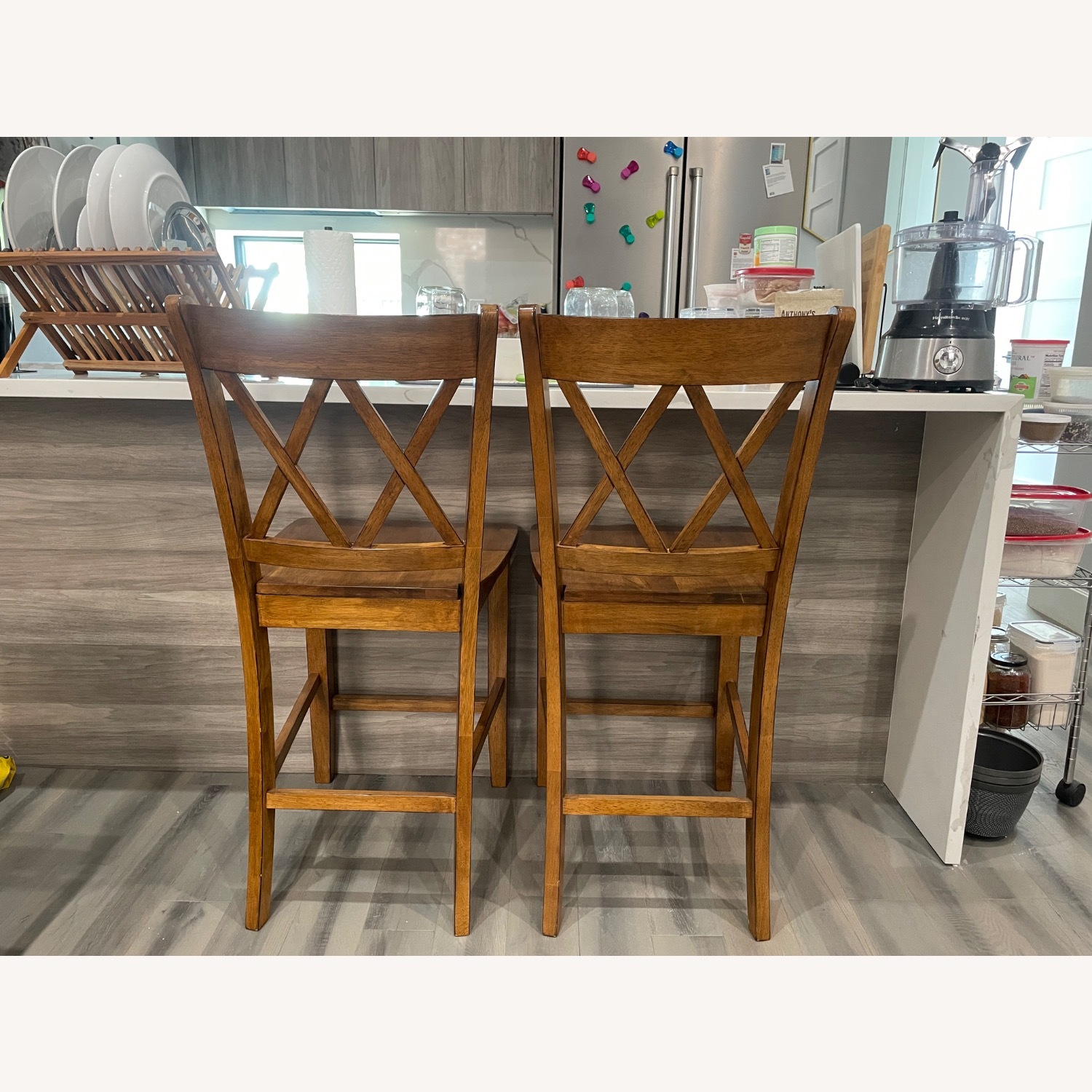 Solid Wood Counter/Bar Stools - image-2