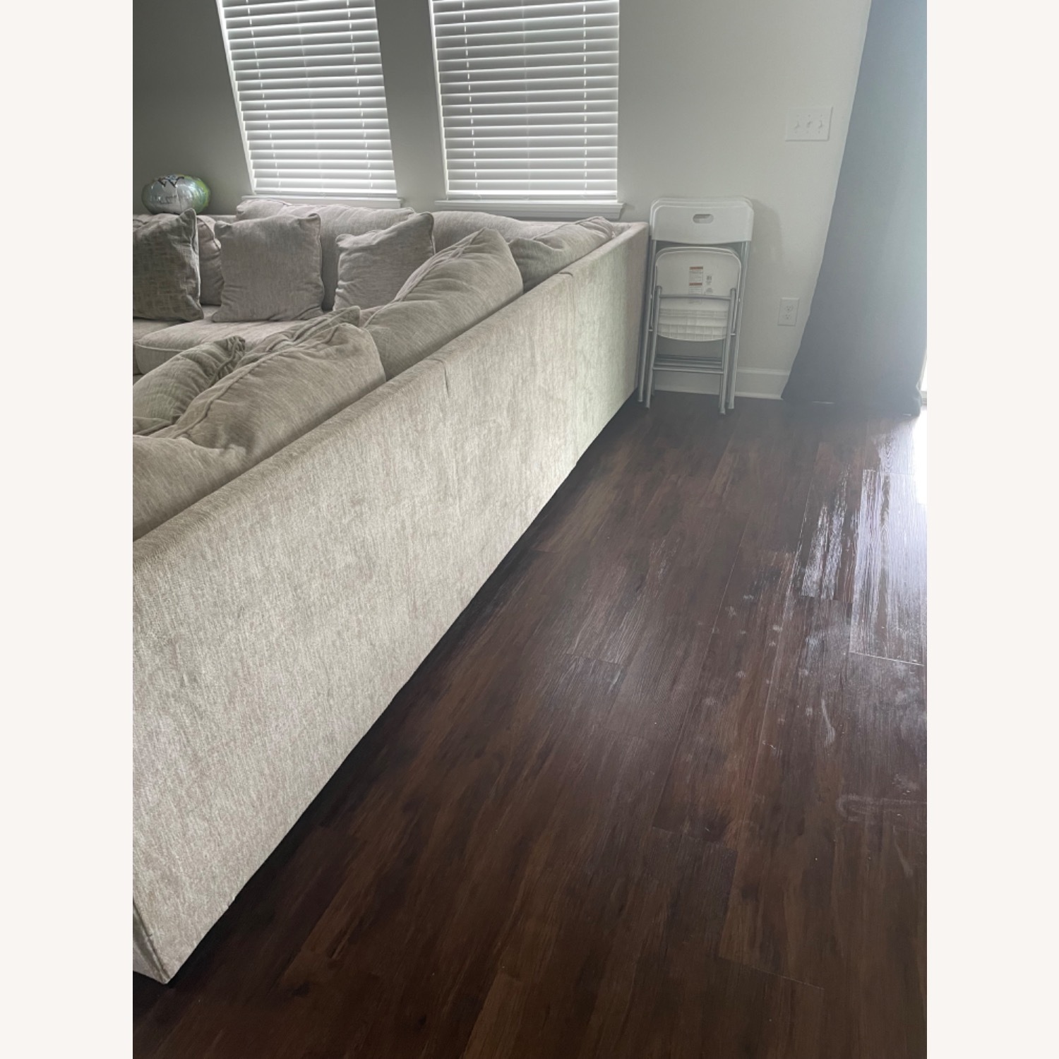 Cream Sectional Sofa - image-3