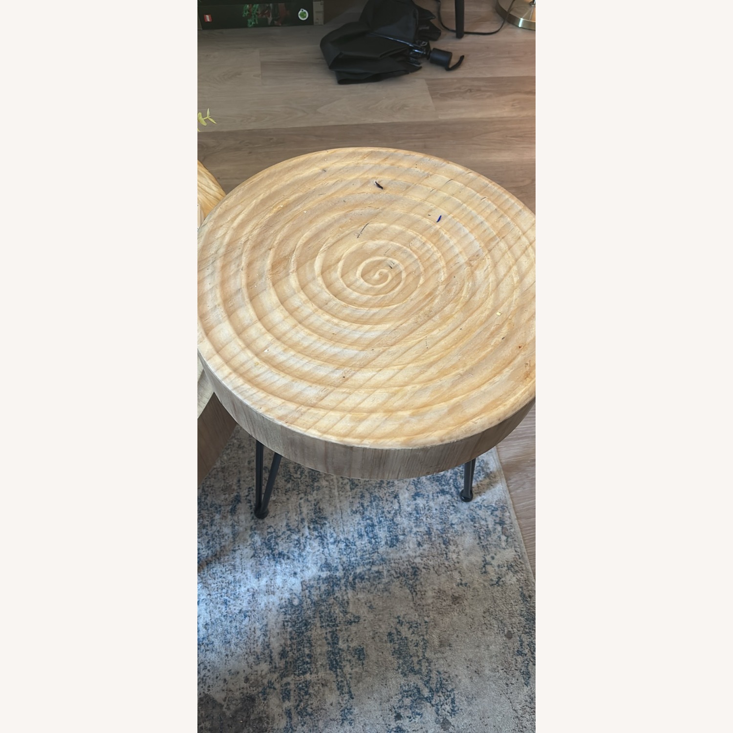 Light Brown Wooden Table - image-2
