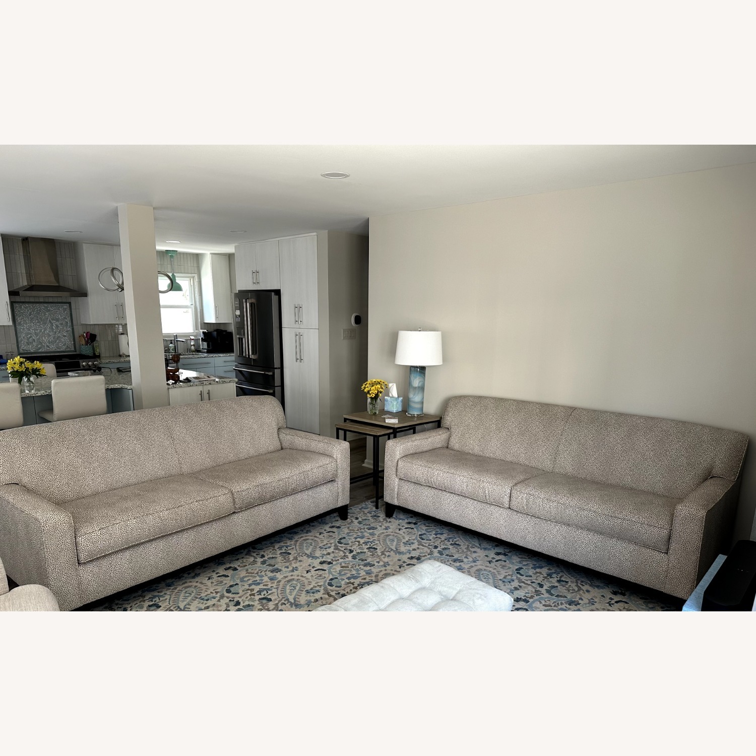 Bassett Matching Mitchell Sofas Mid-Century Modern - image-1