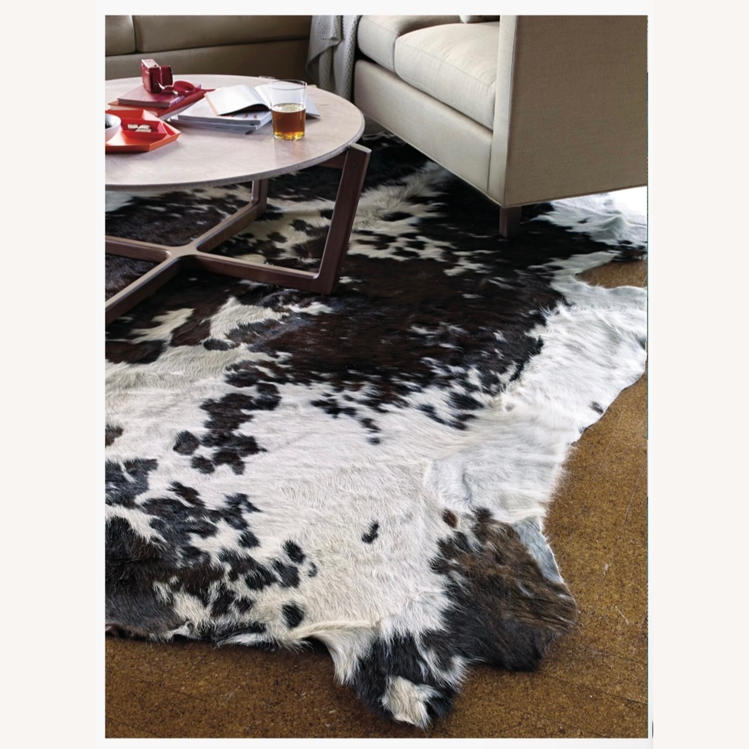 Large Spinneybeck Cowhide Rug - image-5