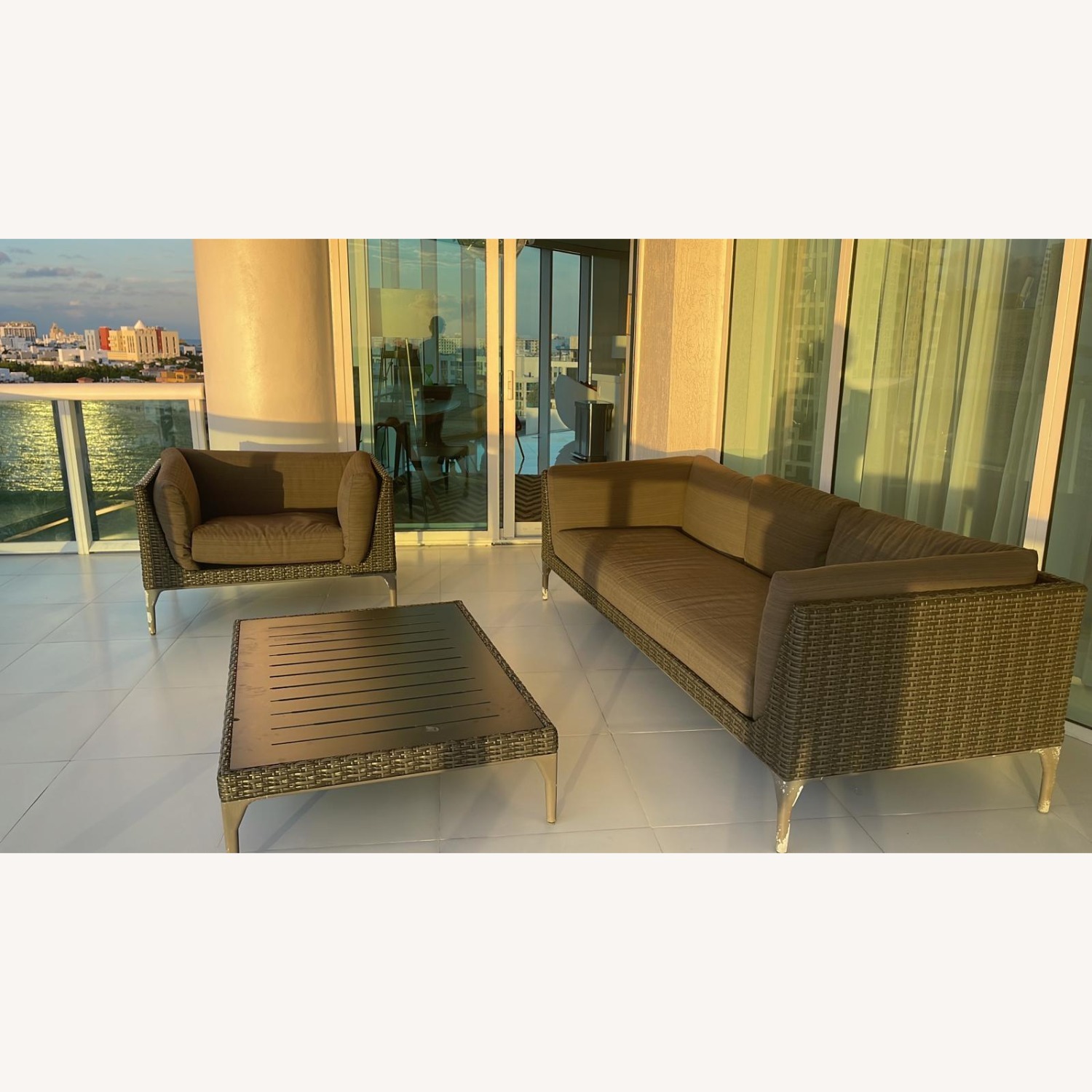 Dedon Outdoor Furniture - Sofa and 2 Chairs - image-1