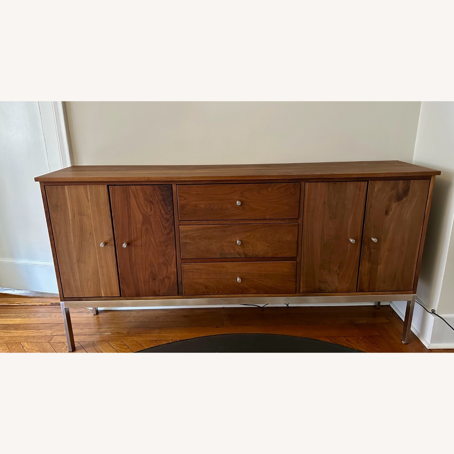 Room & Board Linear Walnut Storage Cabinet - image-2