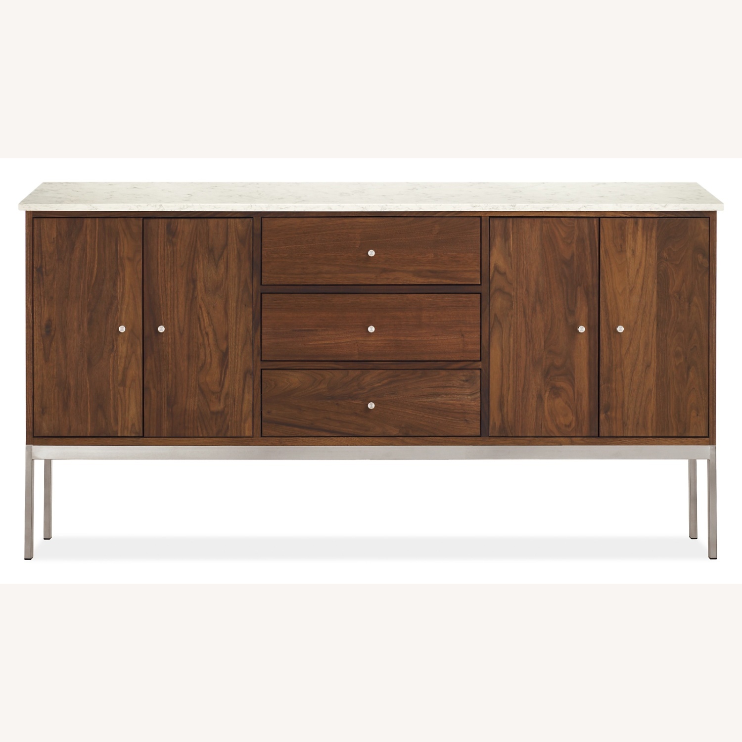 Room & Board Linear Walnut Storage Cabinet - image-6
