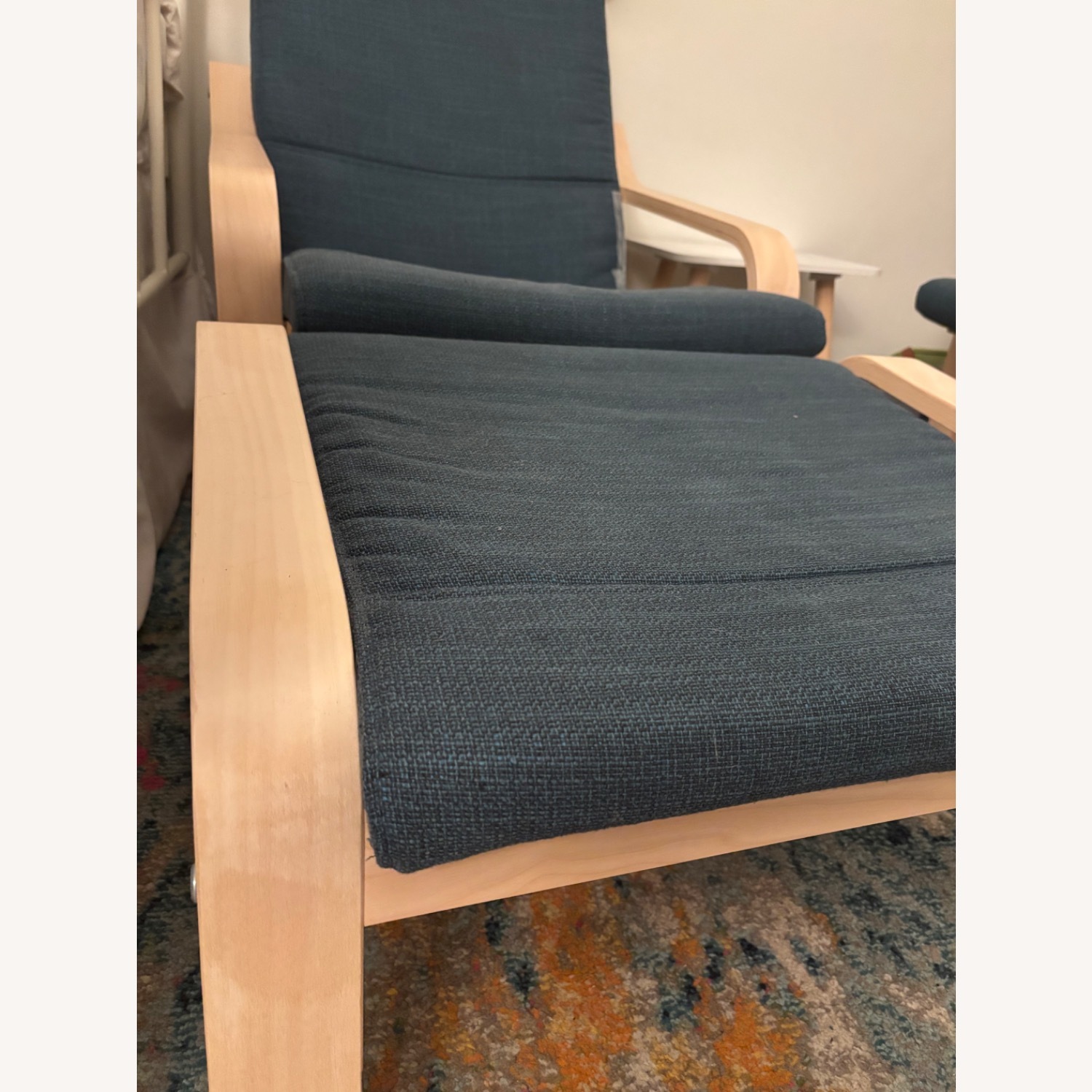IKEA Poang Ergonomic Armchair and Ottoman Set - image-6