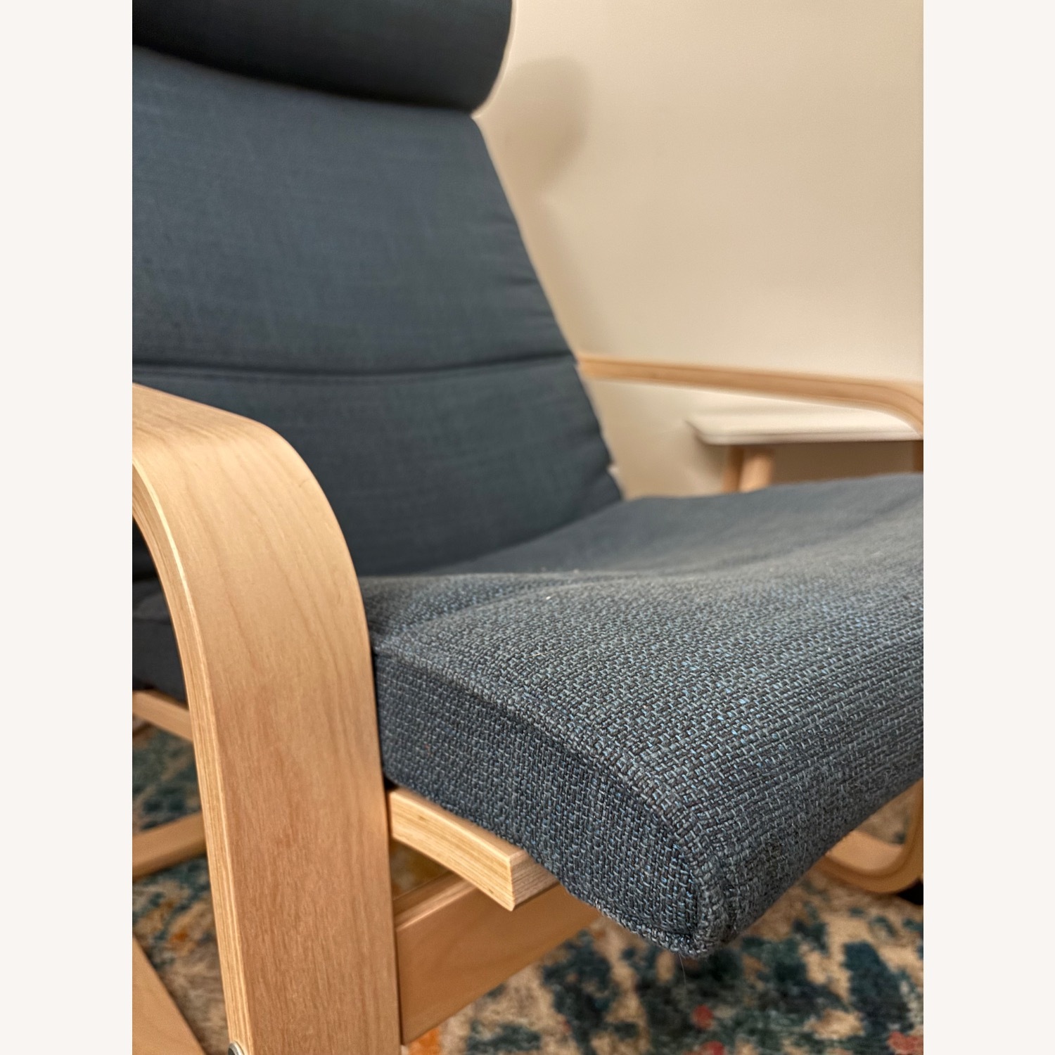 IKEA Poang Ergonomic Armchair and Ottoman Set - image-5