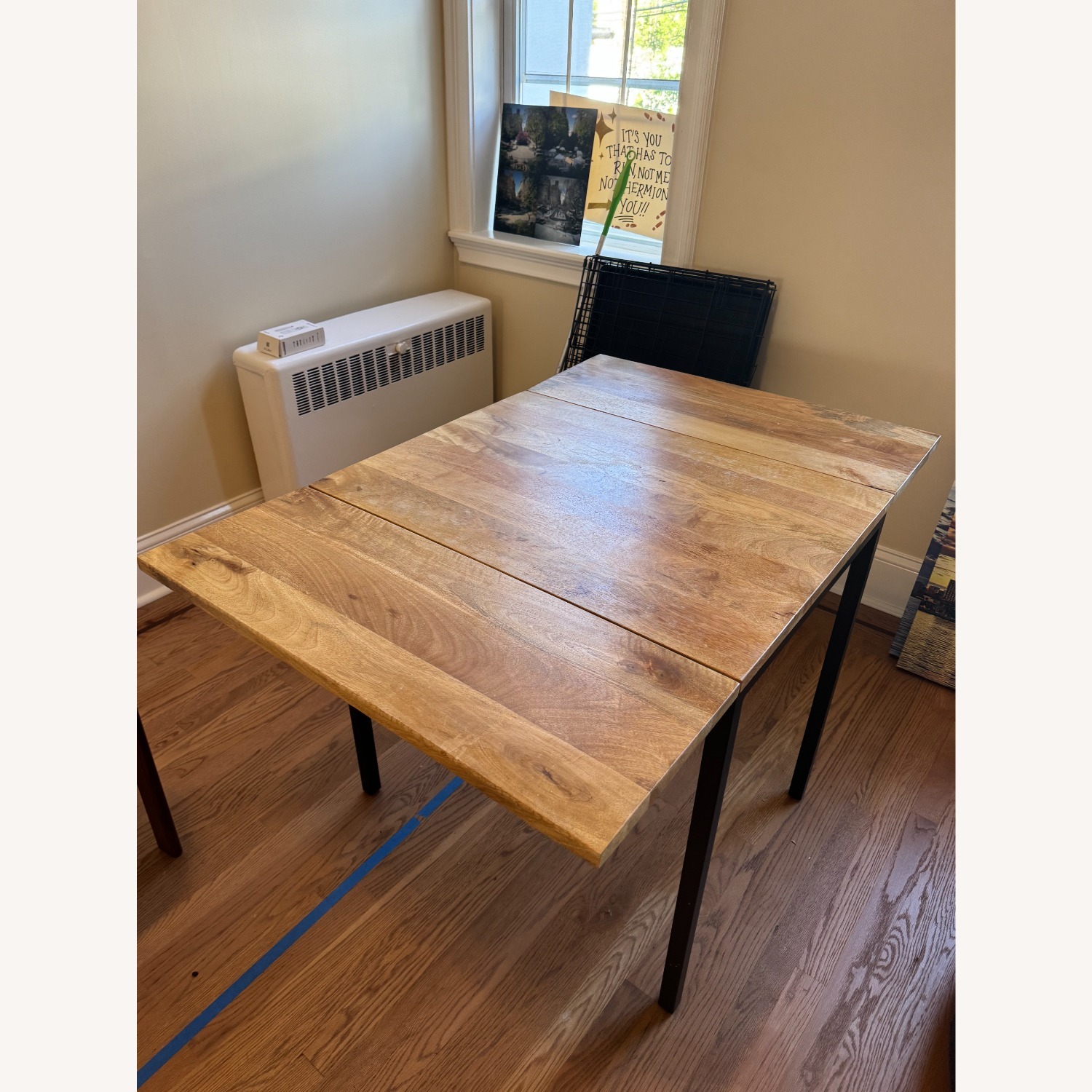 West Elm Box Frame Drop Leaf Extendable Table (24"–48") - image-2