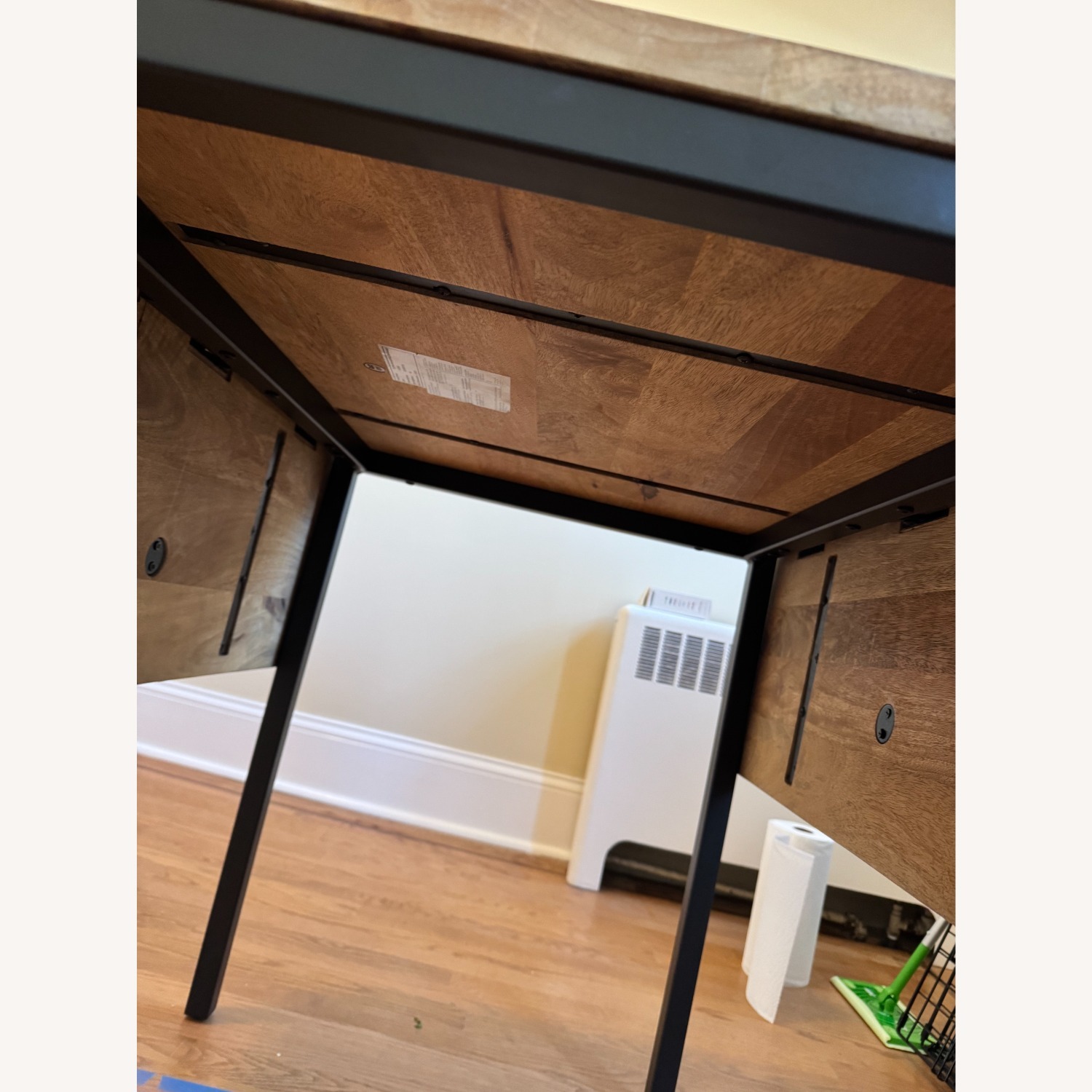 West Elm Box Frame Drop Leaf Extendable Table (24"–48") - image-3