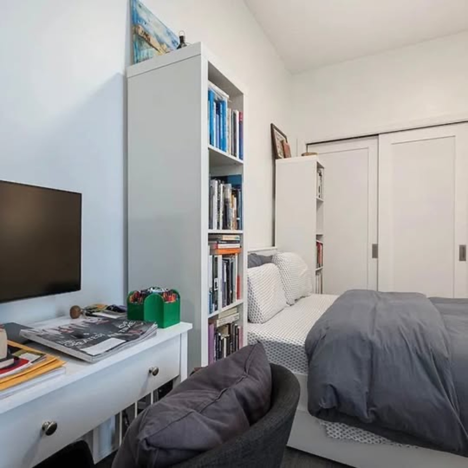 IKEA MALM Full Bedframe in White - image-3