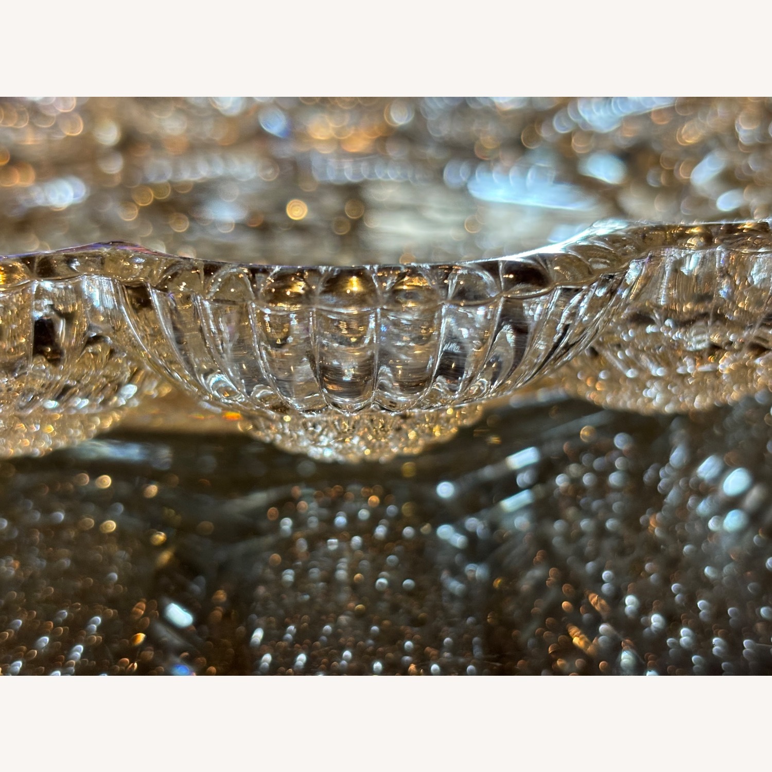 Vintage Indiana Hobnail Glass Egg Holder Platter - image-8