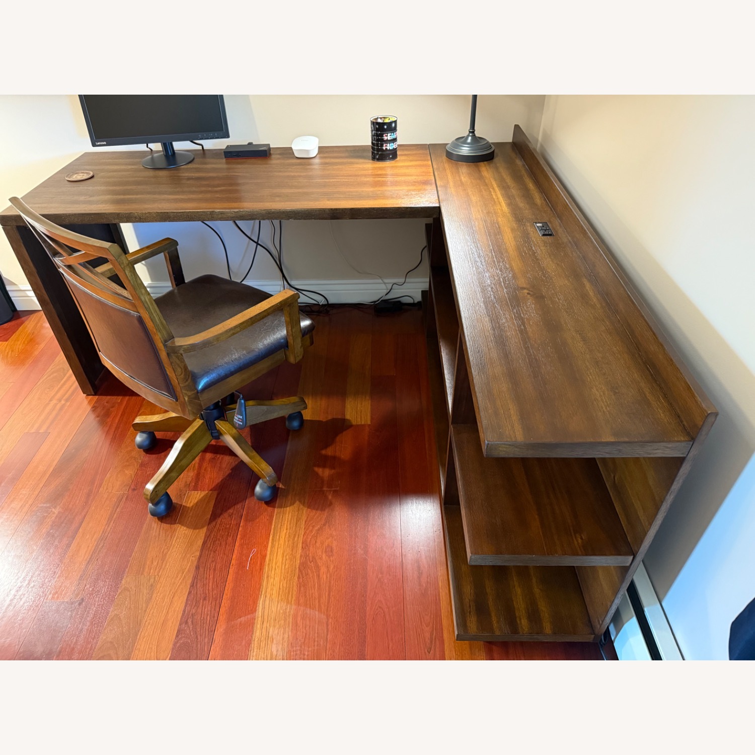 Raymour & Flanigan L Shape Desk - image-3