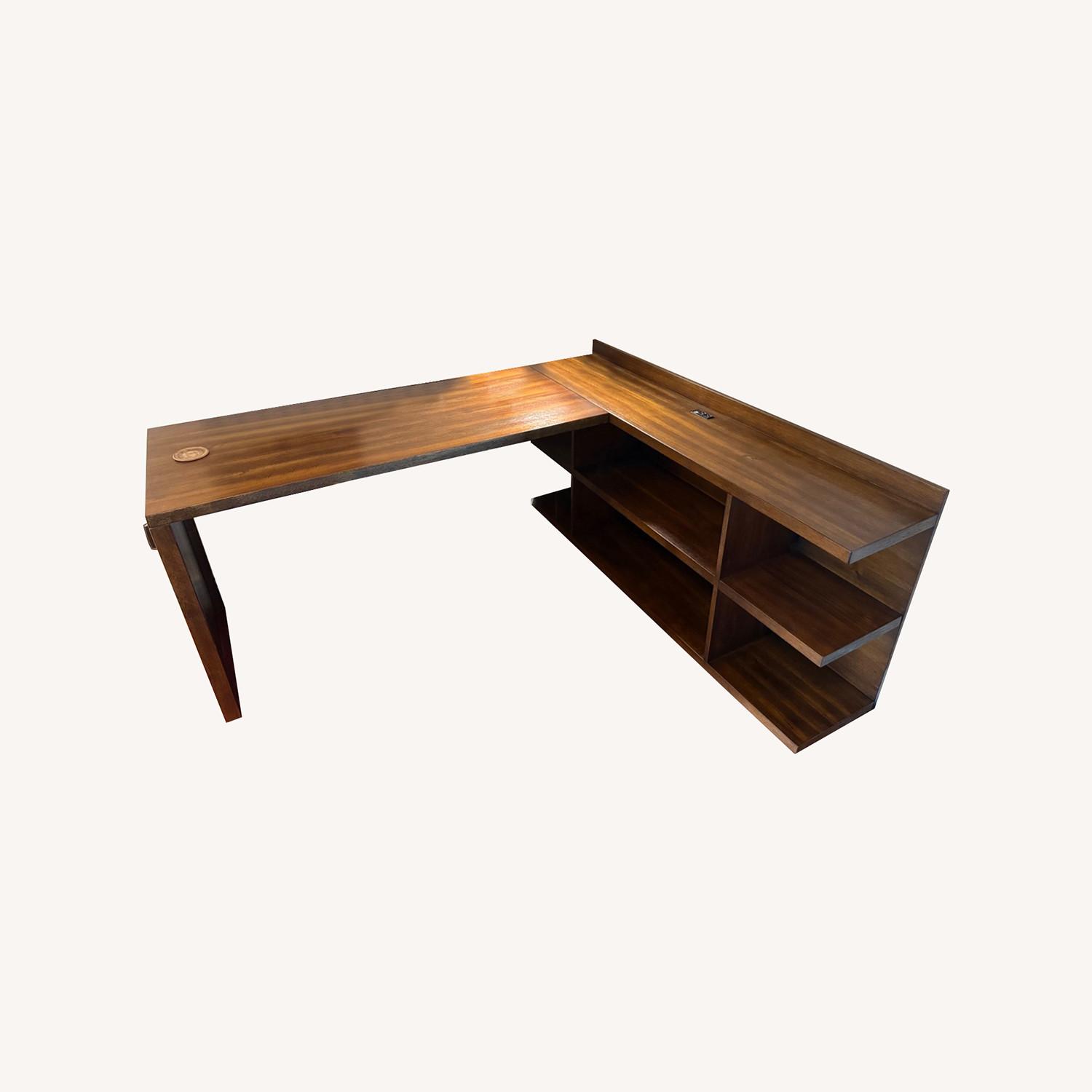 Raymour & Flanigan L Shape Desk - image-0