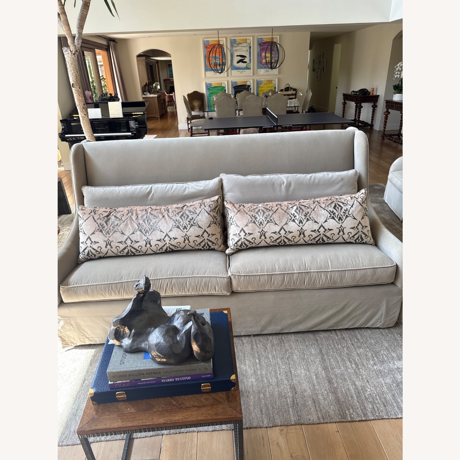 Soft Velvet Settee - image-2