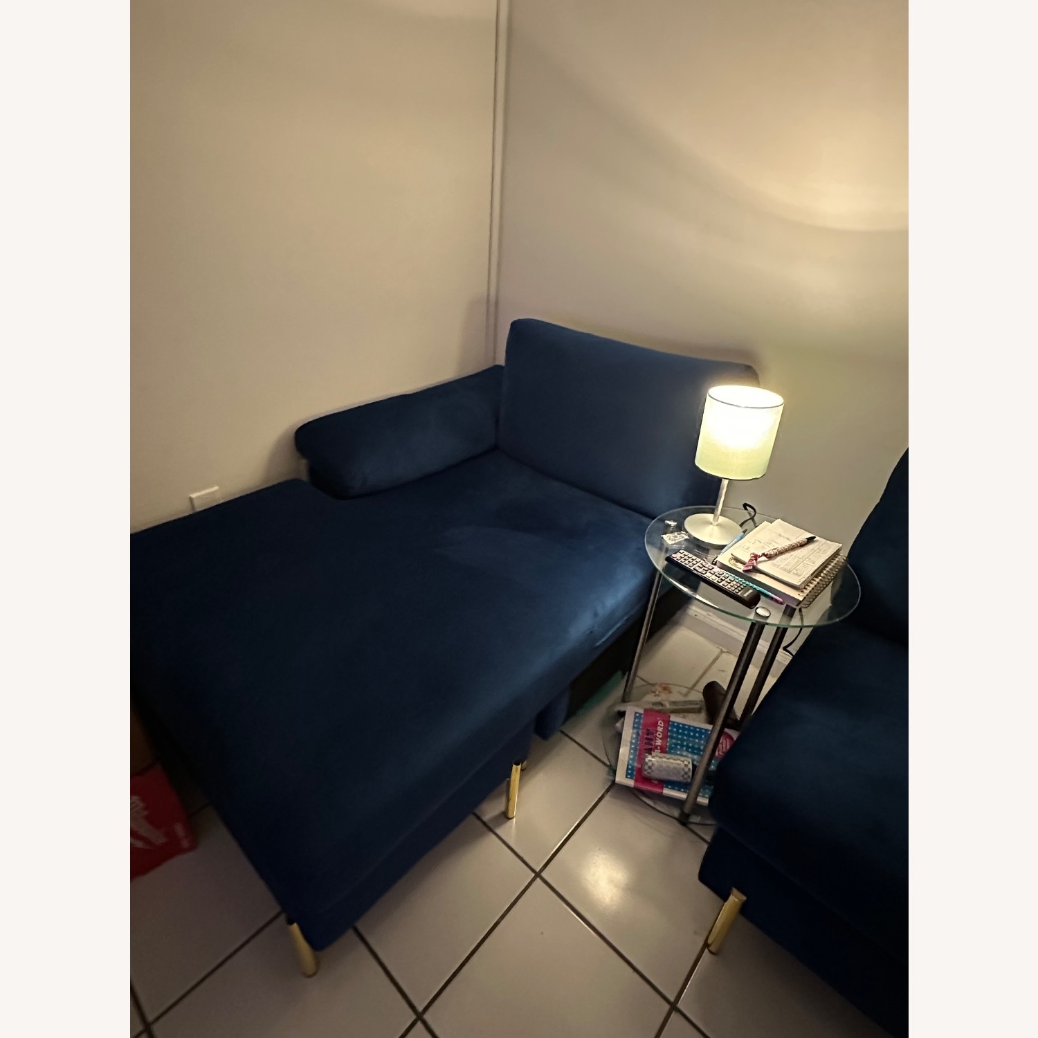 Wayfair Lian 2 - Piece Velvet Sectional - image-2