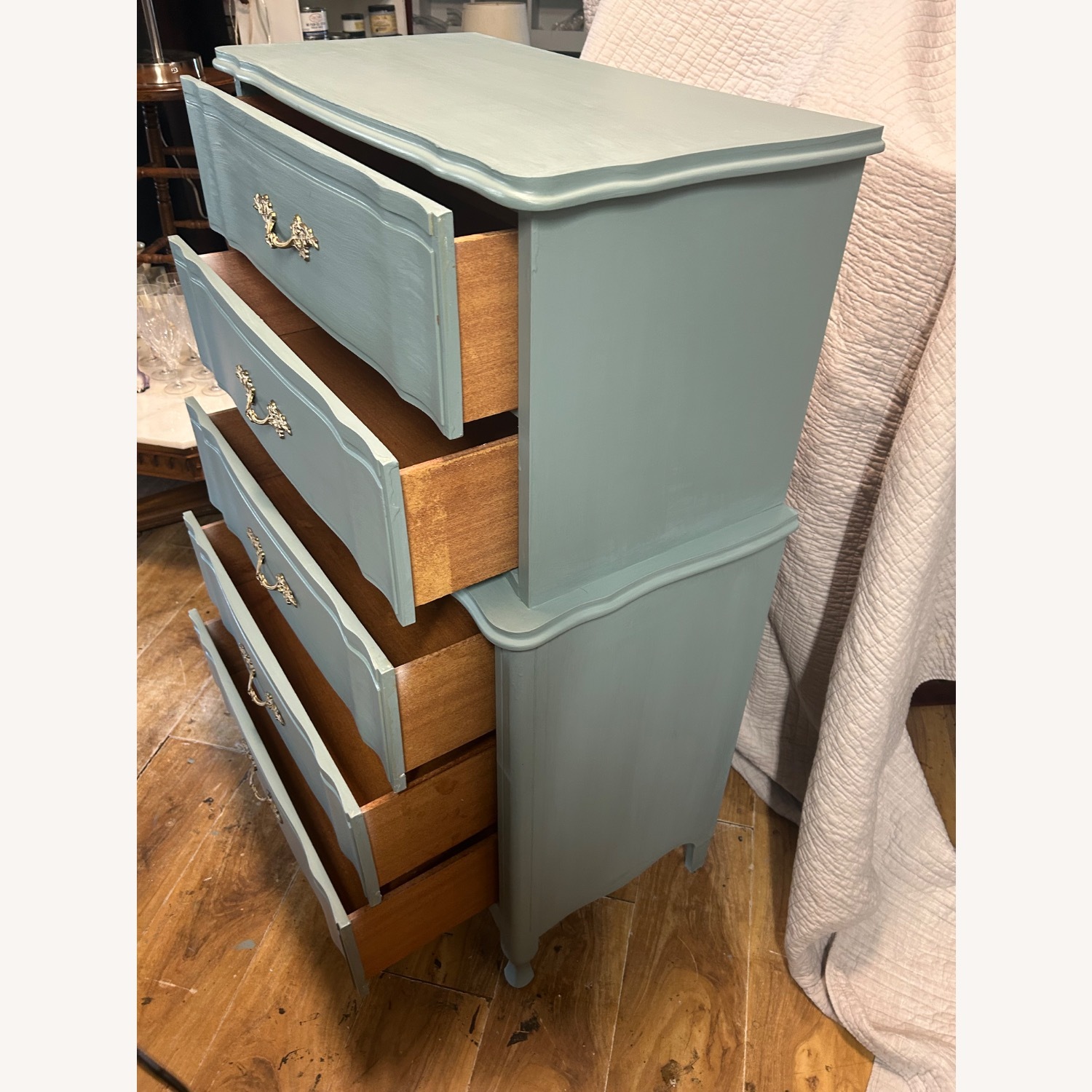 Highboy Vintage Dresser - image-9