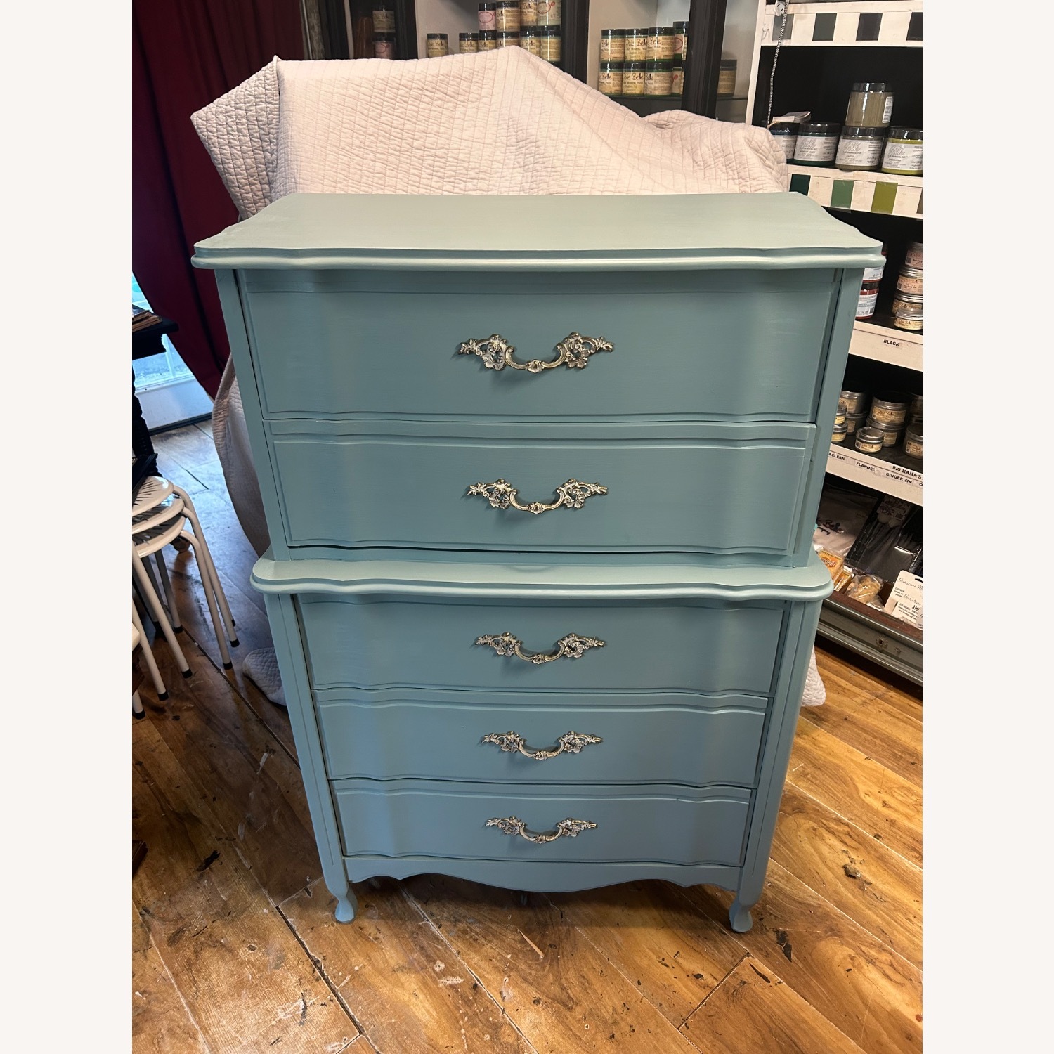 Highboy Vintage Dresser - image-1