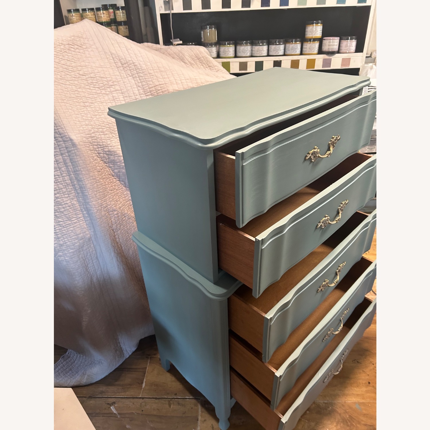 Highboy Vintage Dresser - image-8